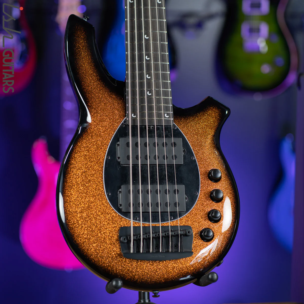 Ernie Ball Music Man Bongo 6-String Bass Harvest Orange