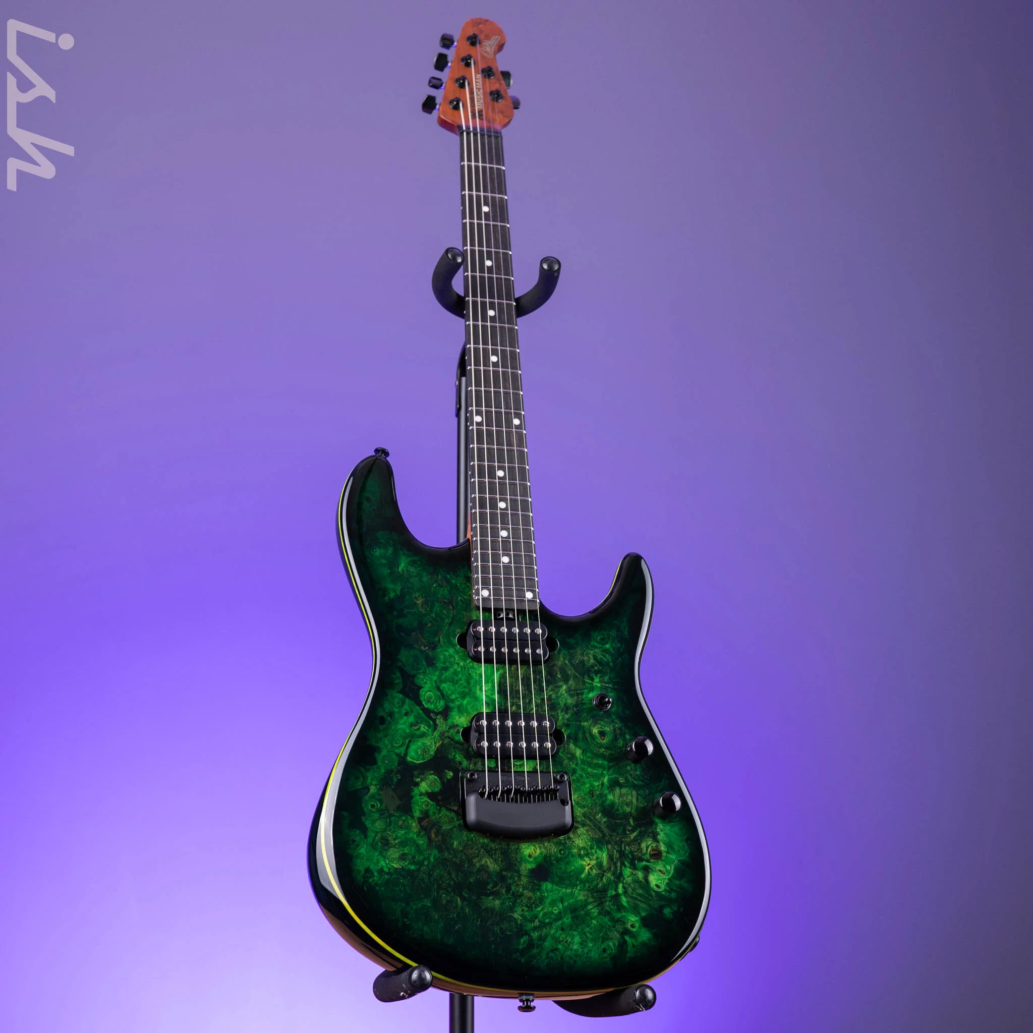Ernie Ball Music Man Jason Richardson Cutlass HT 6-String Guitar Kokiri Forest Burl Top - Image 2