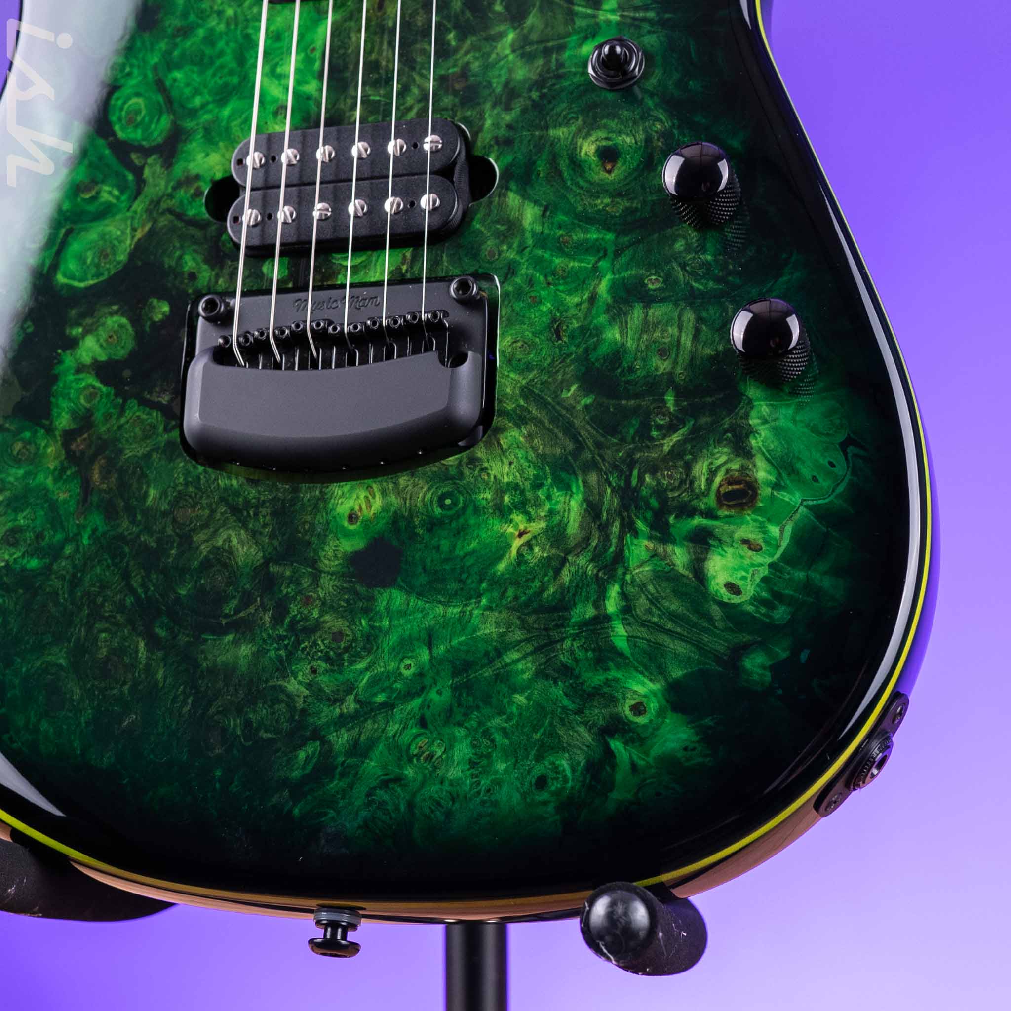 Ernie Ball Music Man Jason Richardson Cutlass HT 6-String Guitar Kokiri Forest Burl Top - Image 4