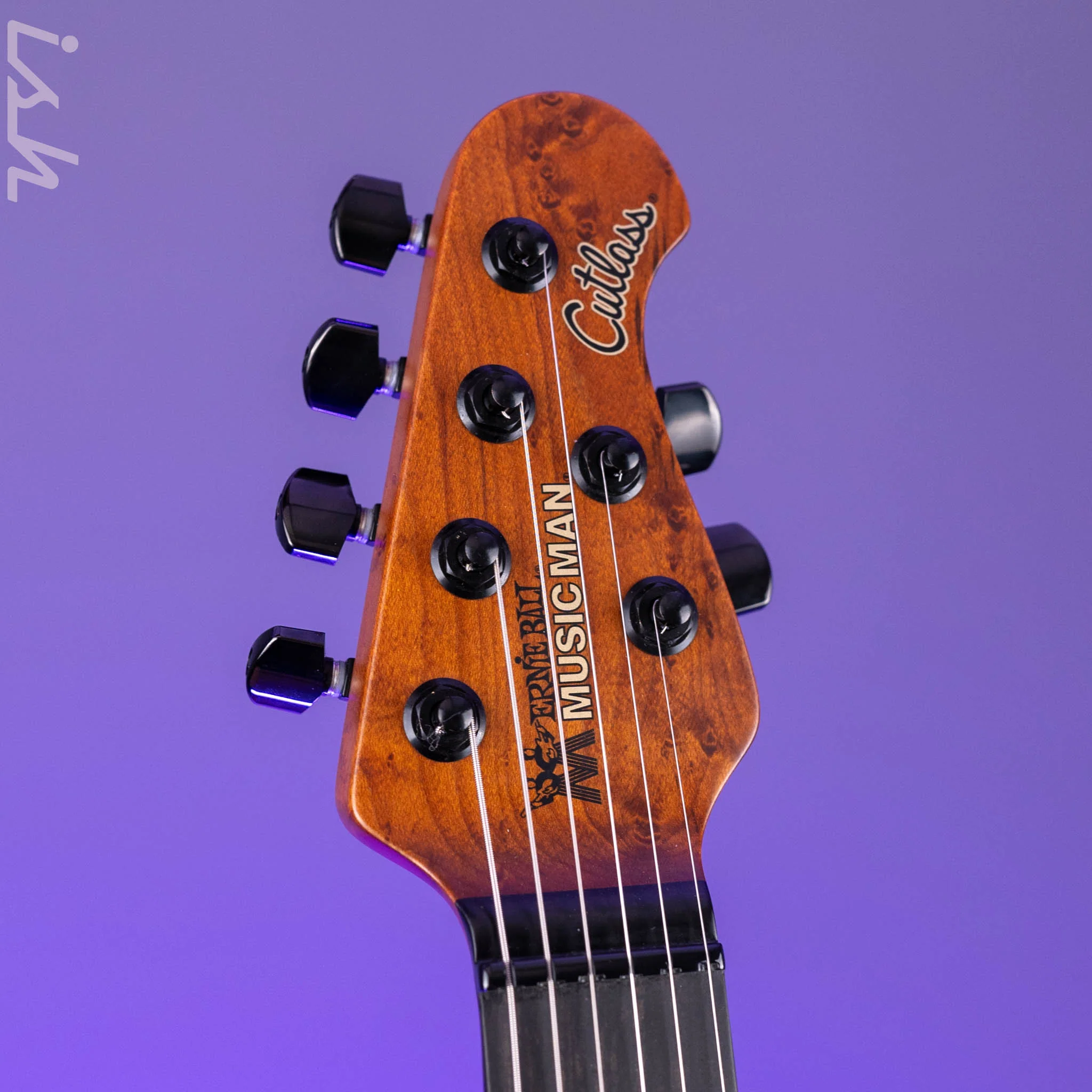 Ernie Ball Music Man Jason Richardson Cutlass HT 6-String Guitar Kokiri Forest Burl Top - Image 5