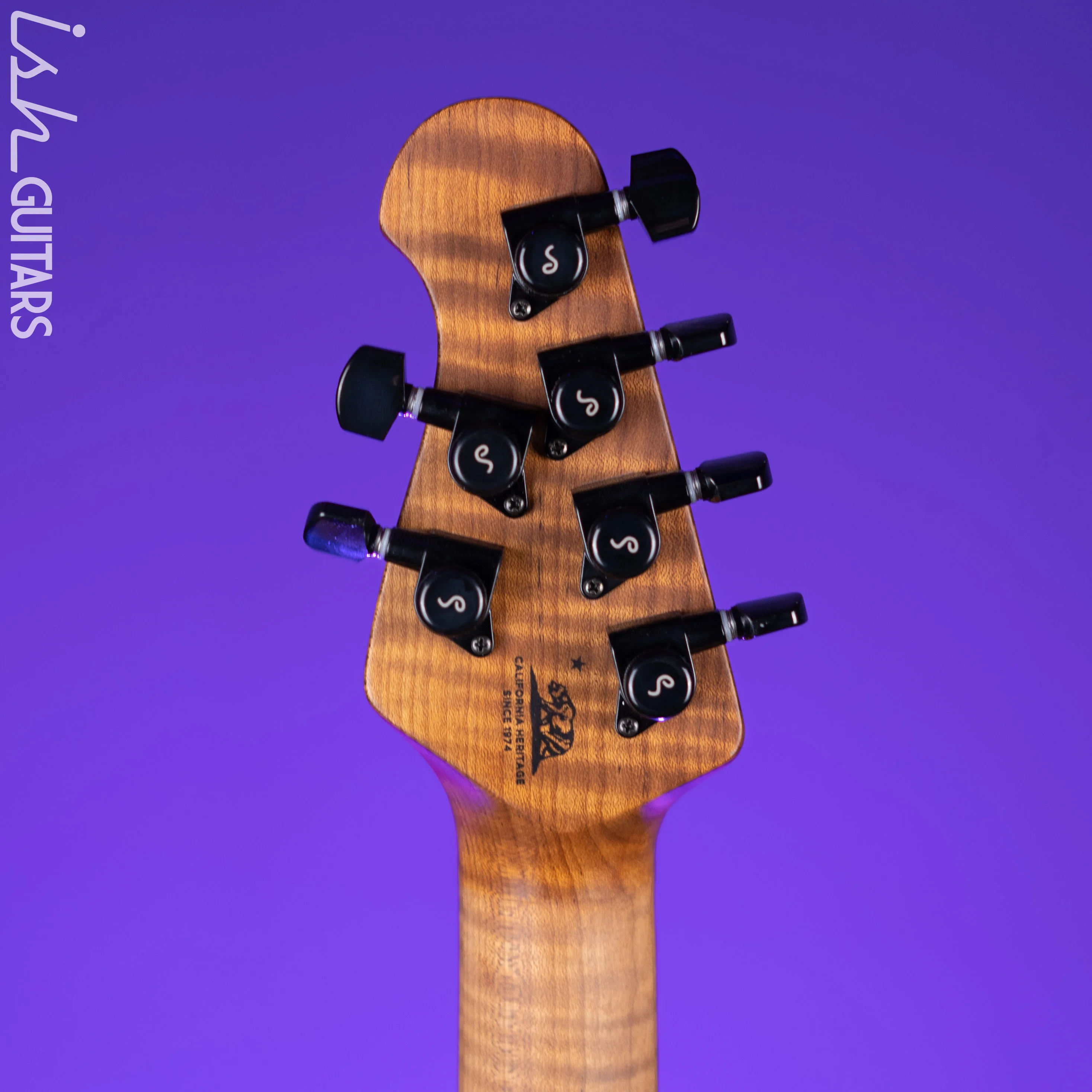 Ernie Ball Music Man Cutlass HT SSS Trem Raspberry Burst - Image 12