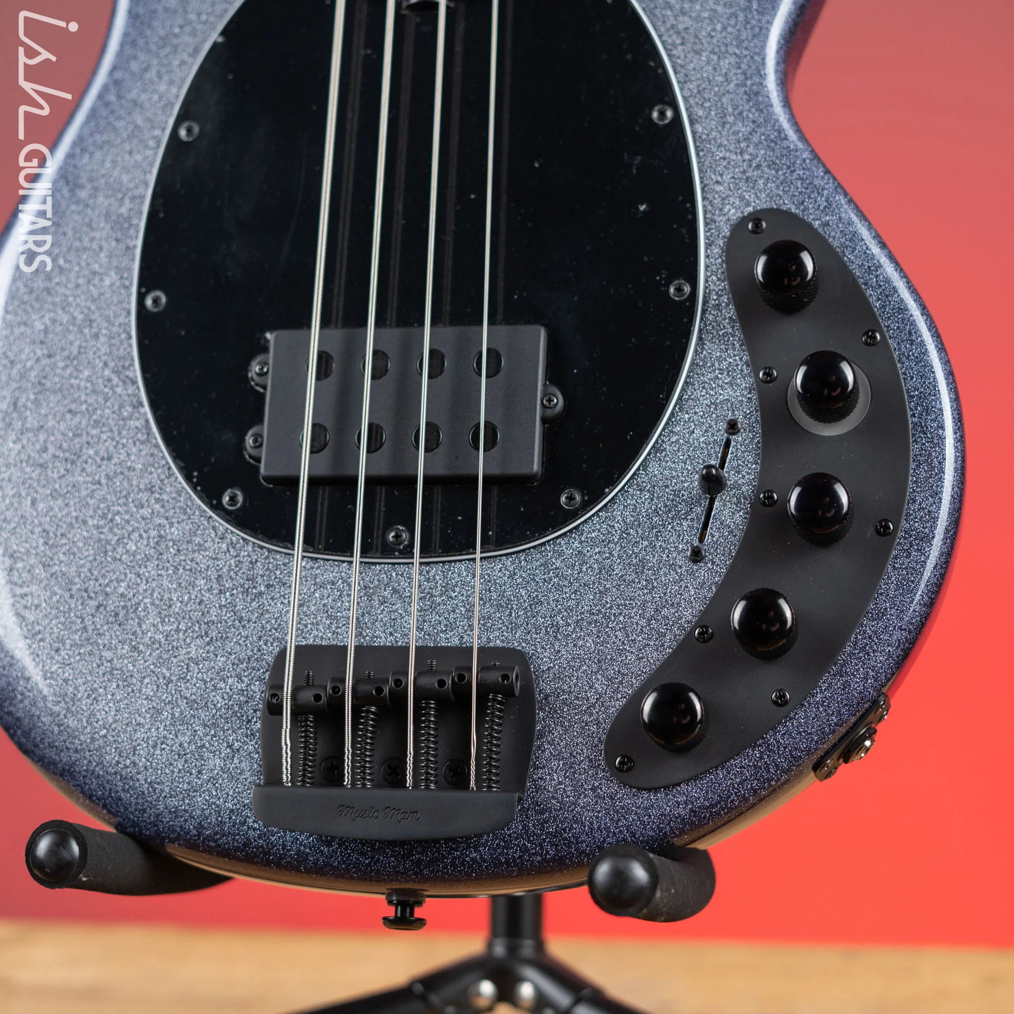 Ernie Ball Music Man DarkRay 4-String Bass Starry Night - Image 4