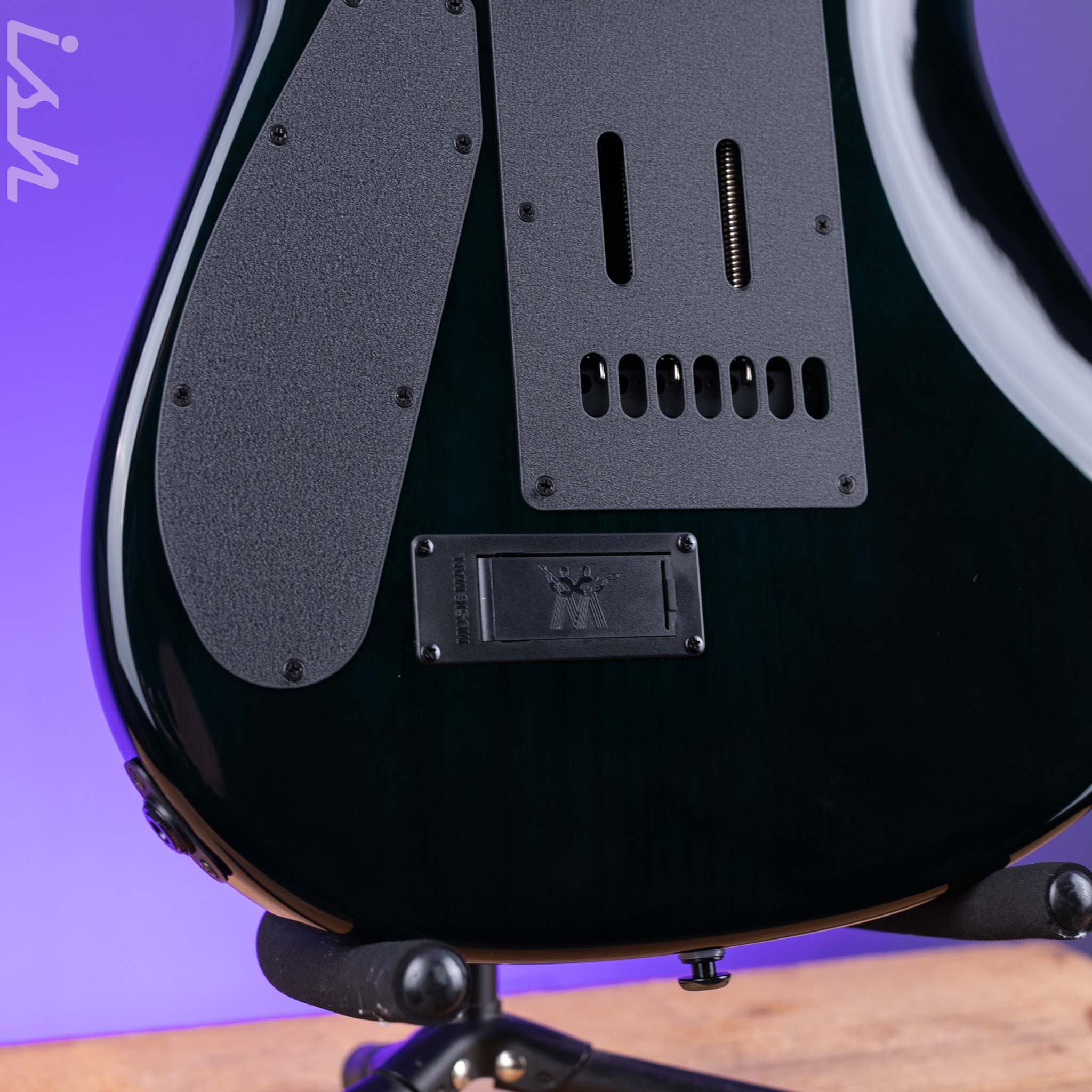 Ernie Ball Music Man Jason Richardson Cutlass HT 7-String Guitar Kokiri Forest Burl Top - Image 9