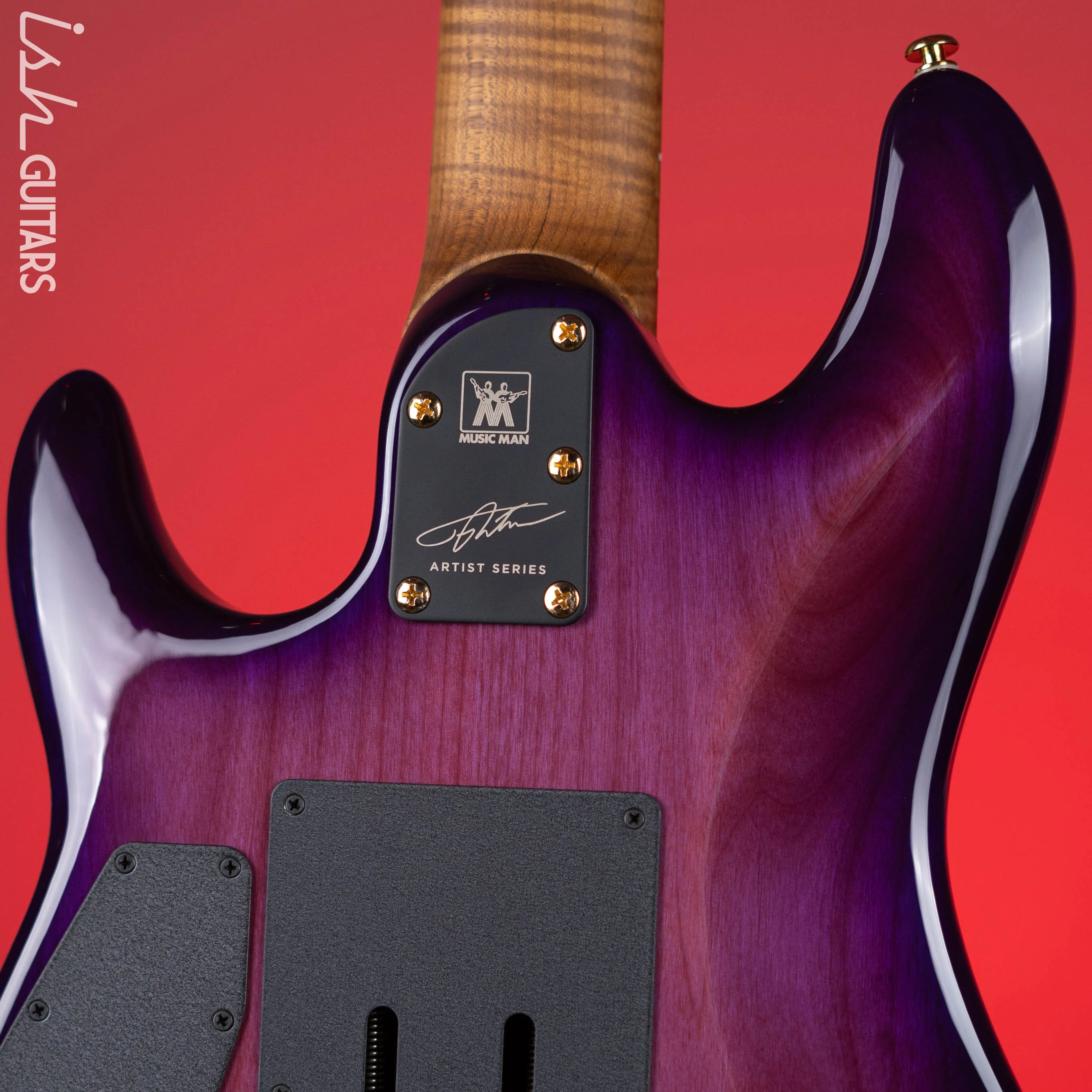 Ernie Ball Music Man Jason Richardson Cutlass Signature HH 7-String Electric Guitar Majora Purple - Image 10