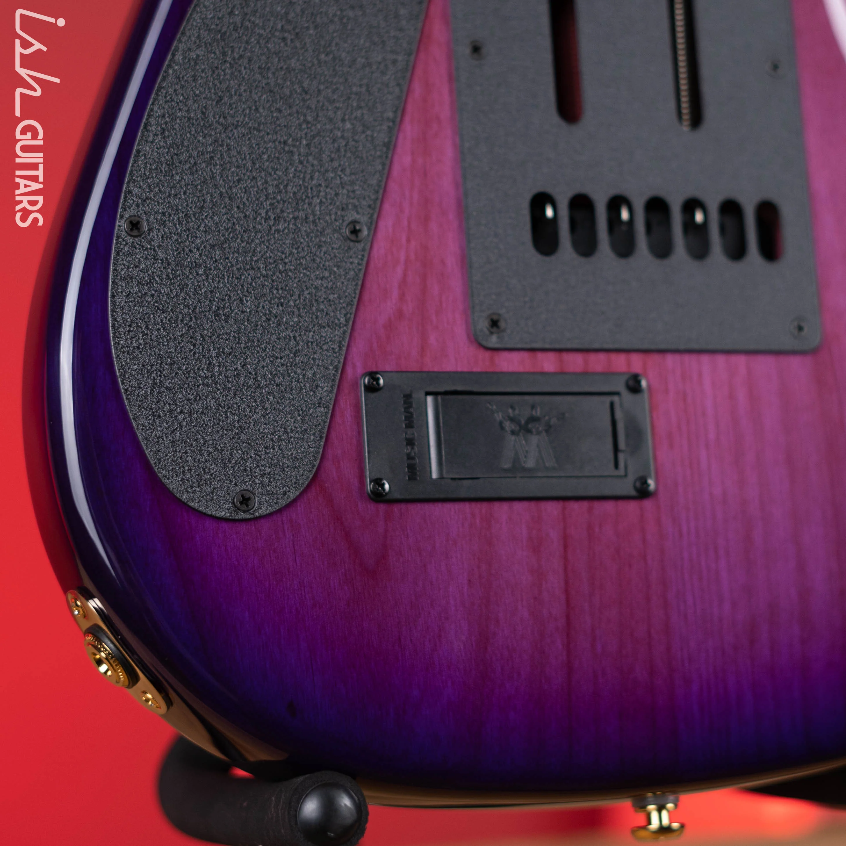 Ernie Ball Music Man Jason Richardson Cutlass Signature HH 7-String Electric Guitar Majora Purple - Image 11
