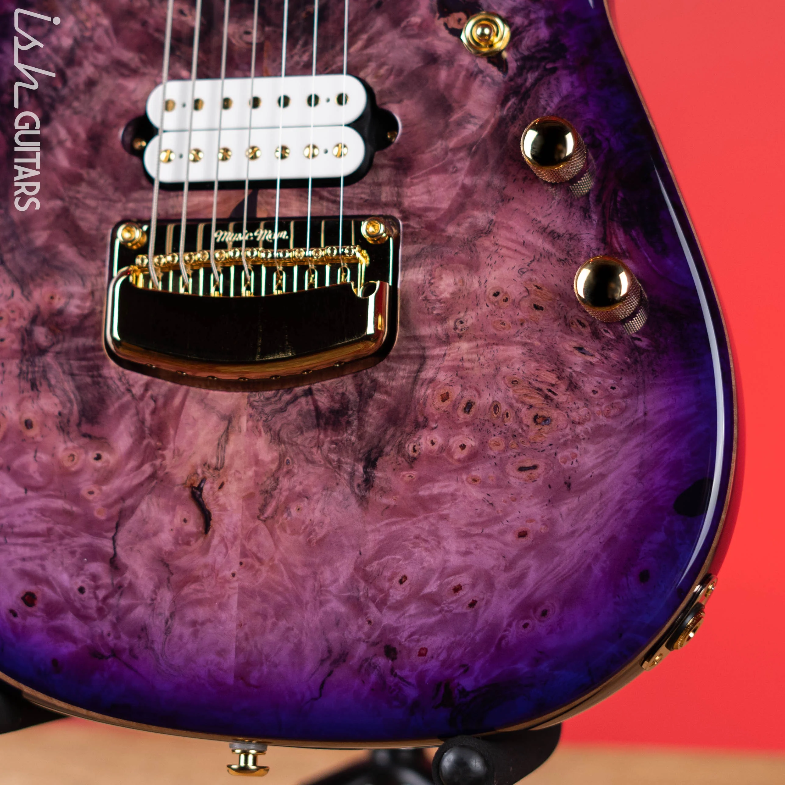 Ernie Ball Music Man Jason Richardson Cutlass Signature HH 7-String Electric Guitar Majora Purple - Image 4