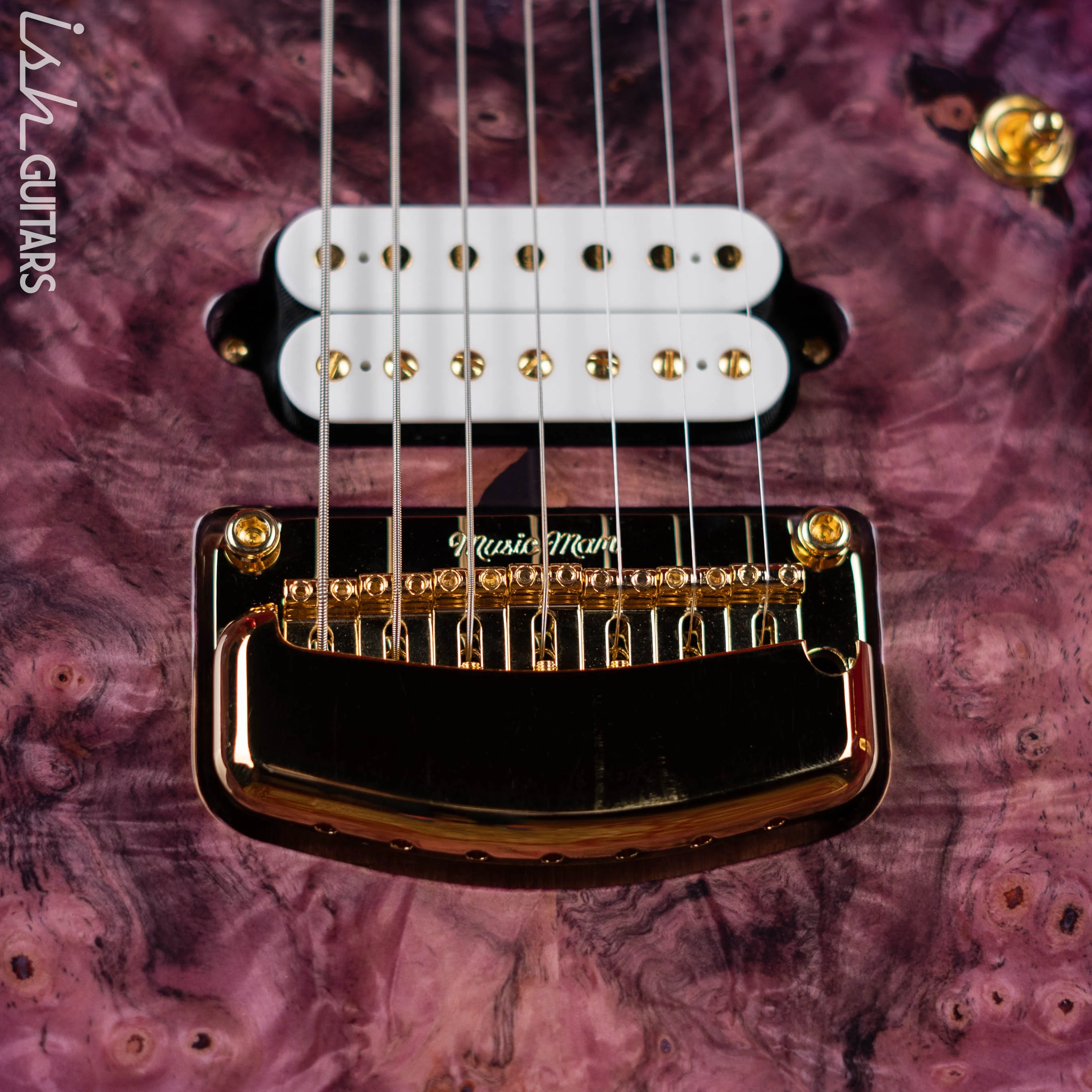 Ernie Ball Music Man Jason Richardson Cutlass Signature HH 7-String Electric Guitar Majora Purple - Image 5