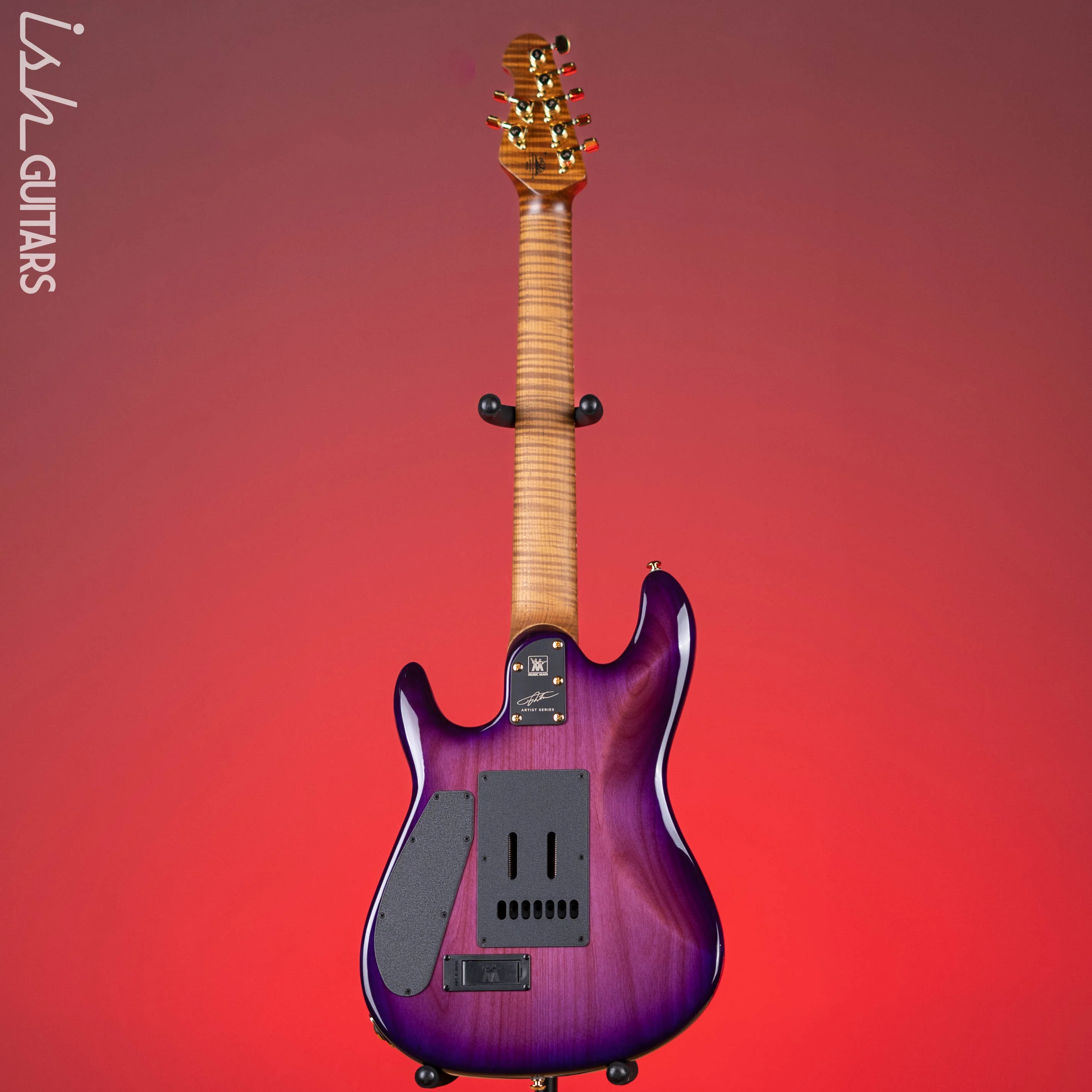 Ernie Ball Music Man Jason Richardson Cutlass Signature HH 7-String Electric Guitar Majora Purple - Image 8
