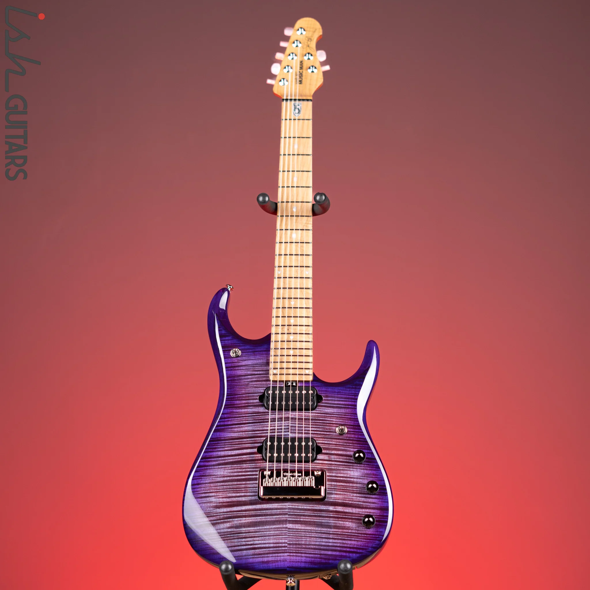 Ernie Ball Music Man John Petrucci JP15 7-String Purple Nebula - Image 2