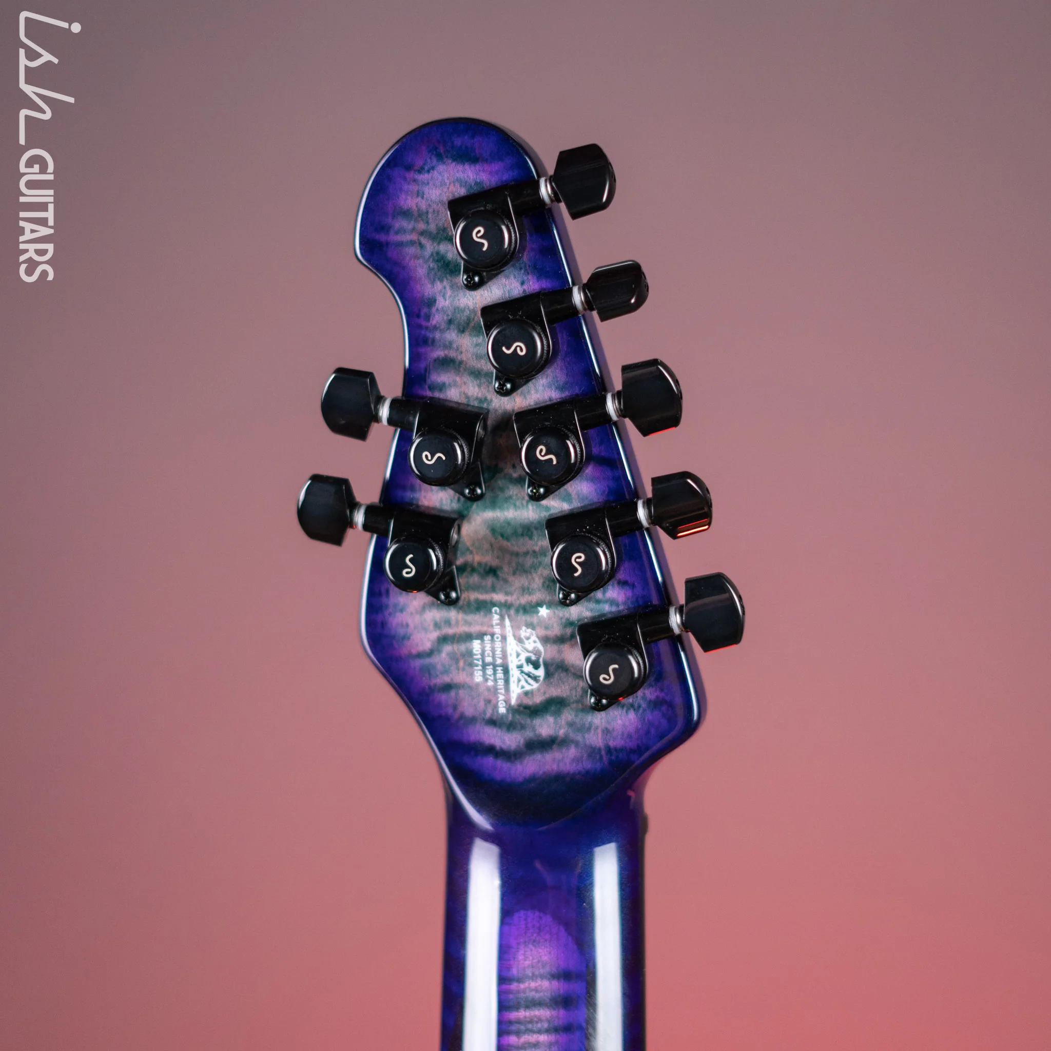 Ernie Ball Music Man John Petrucci Limited Edition Majesty 7 Crystal Amethyst - Image 11