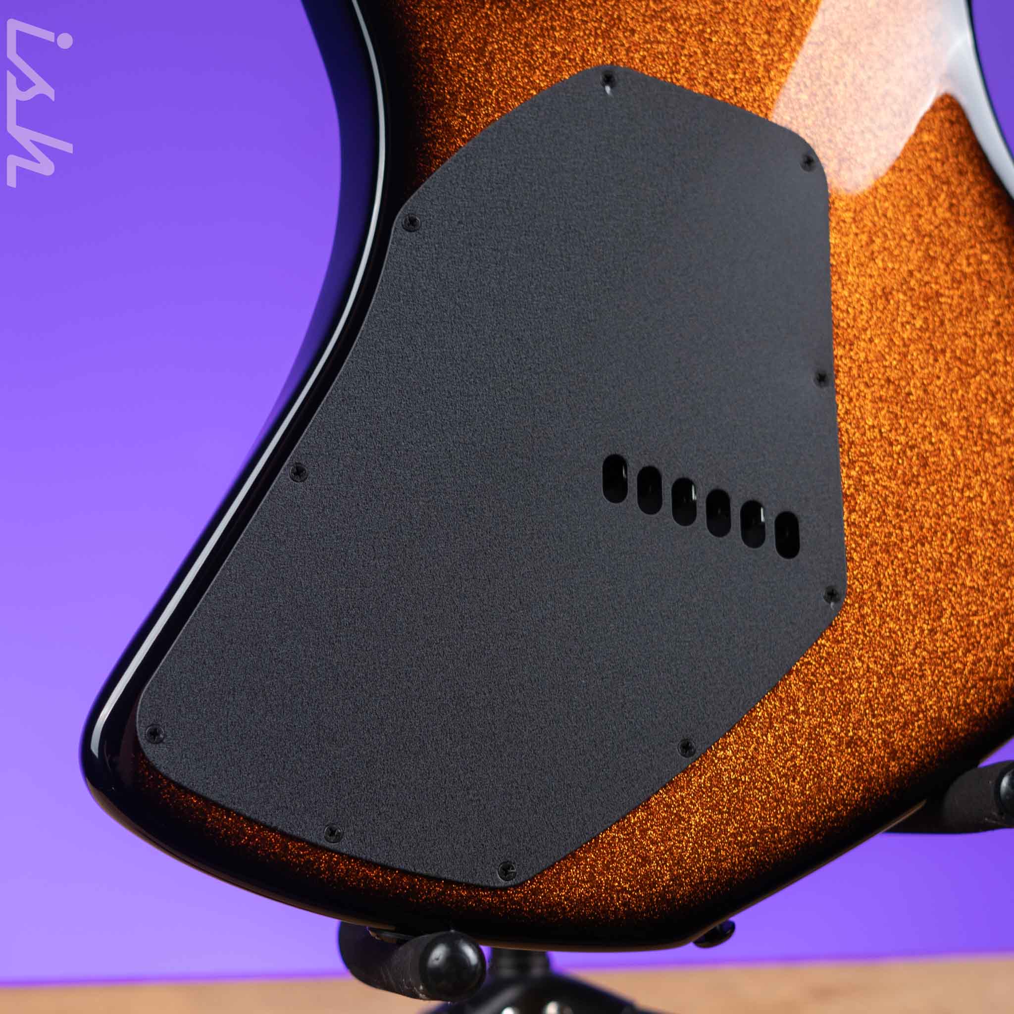Ernie Ball Music Man Kaizen 6 Electric Guitar Ember Burst Metal Flake Demo - Image 9