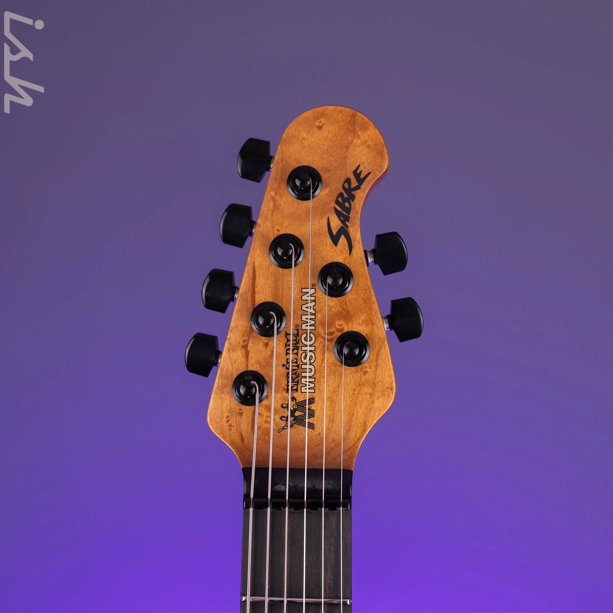 Ernie Ball Music Man Rabea Massaad Sabre HH Vileblood Burst - Image 6