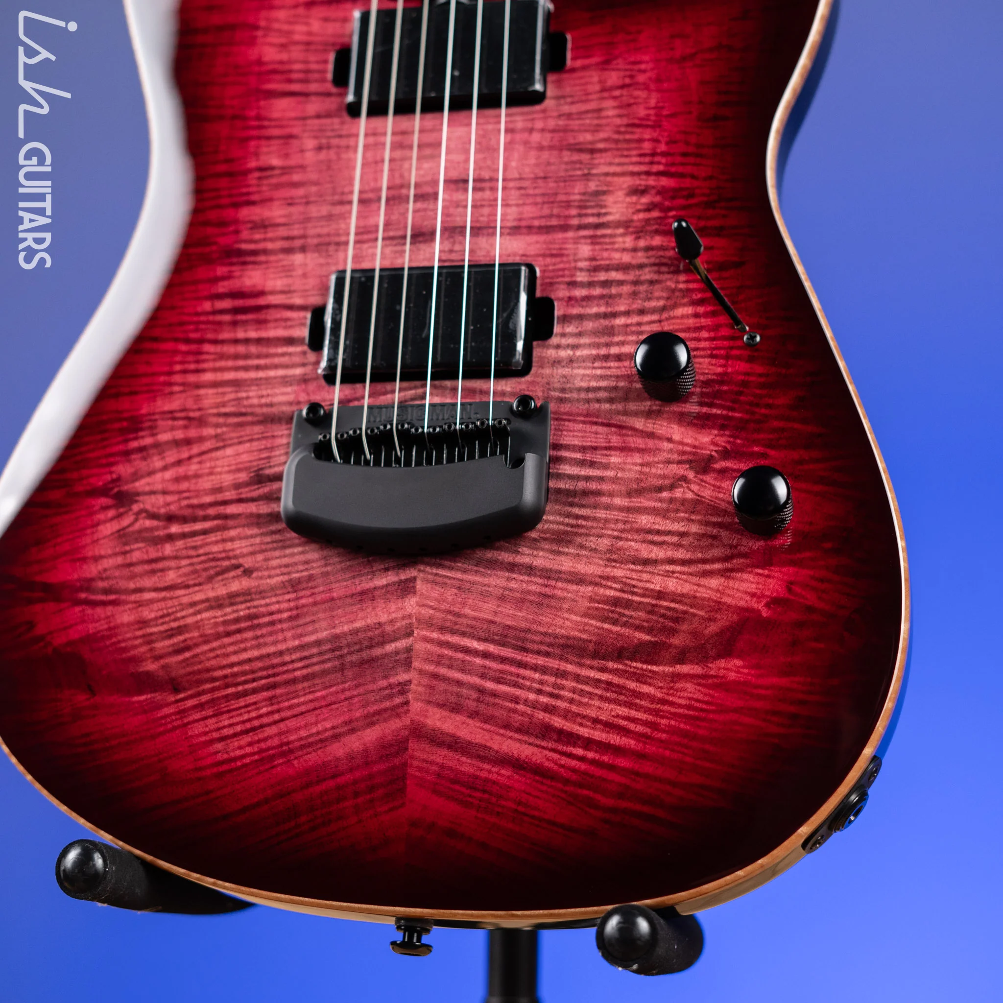 Ernie Ball Music Man Sabre HT Raspberry Burst Demo - Image 4