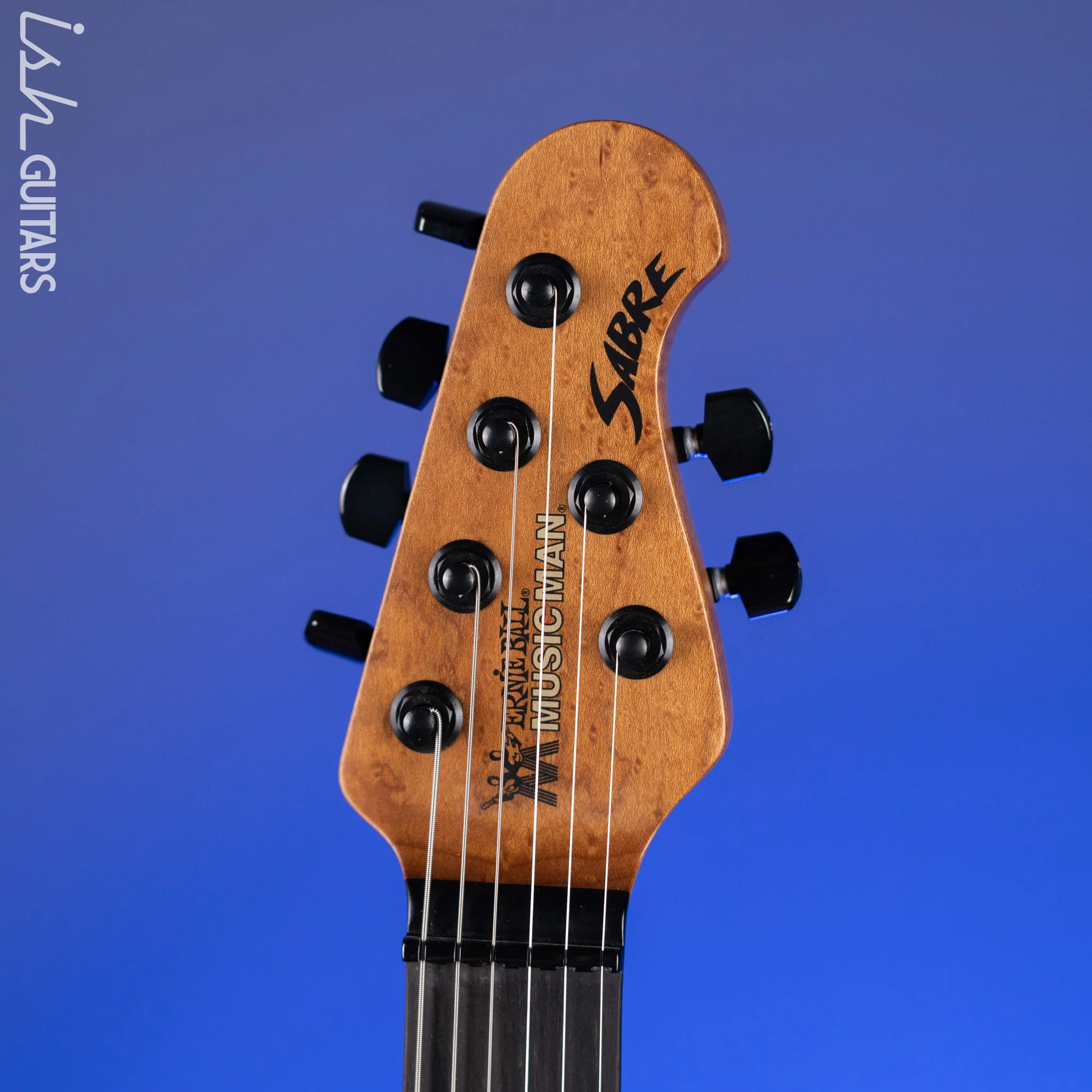 Ernie Ball Music Man Sabre HT Raspberry Burst Demo - Image 5