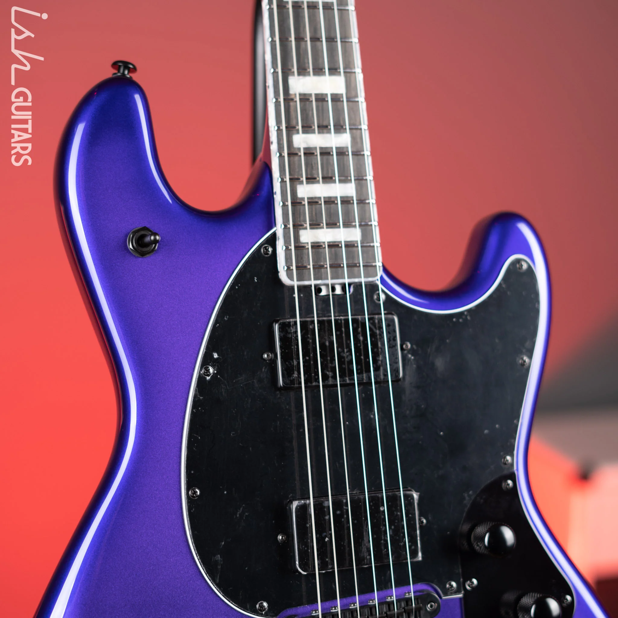 Ernie Ball Music Man Sting Ray HT Electric Guitar Plum Crazy Burst BFR - Image 3