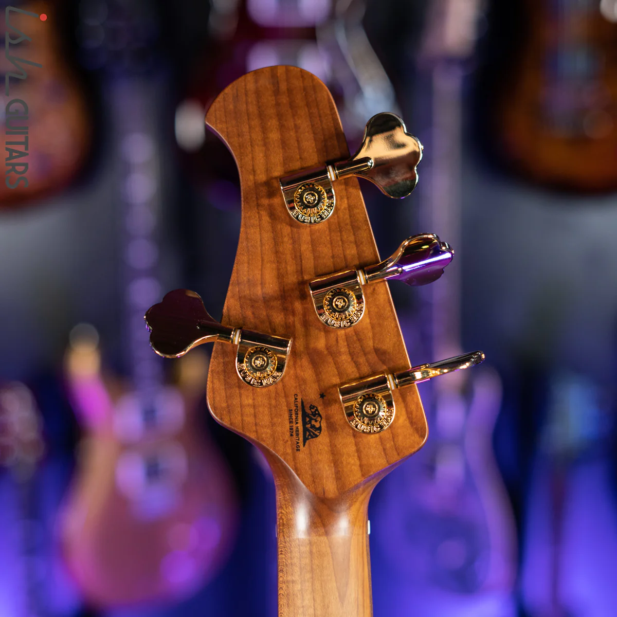 Ernie Ball Music Man Stingray 4 Special H Amethyst Sparkle - Image 11