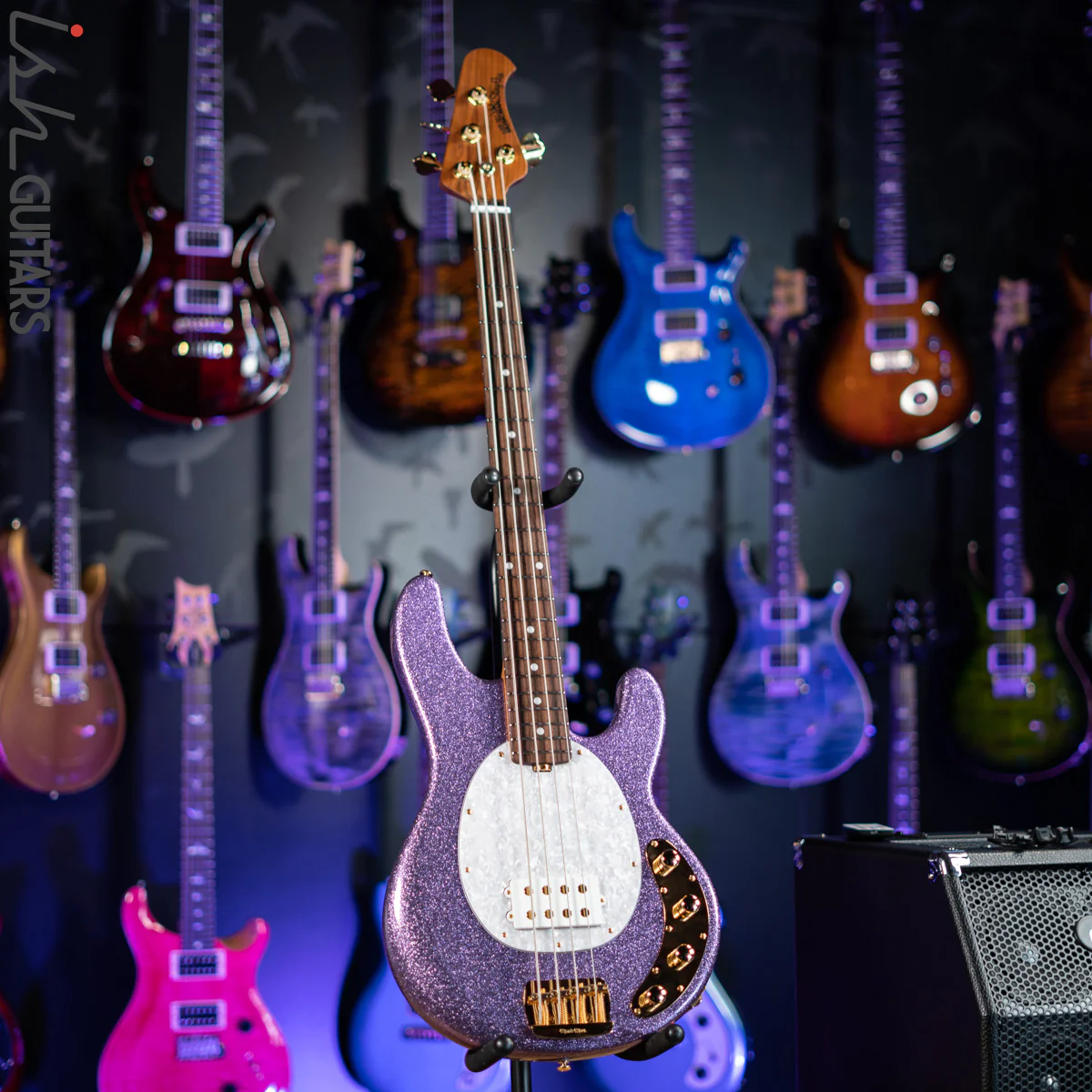 Ernie Ball Music Man Stingray 4 Special H Amethyst Sparkle - Image 2