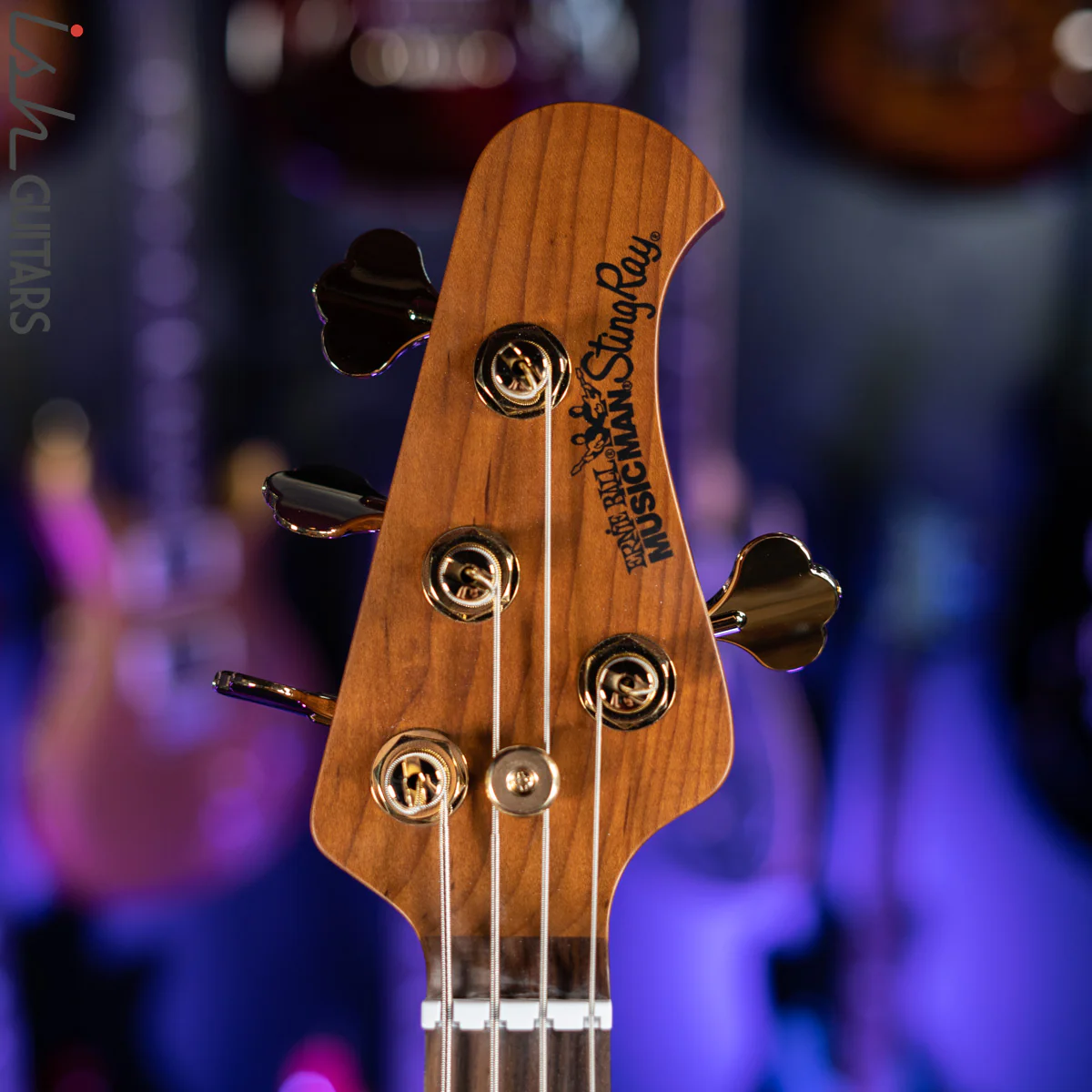 Ernie Ball Music Man Stingray 4 Special H Amethyst Sparkle - Image 6