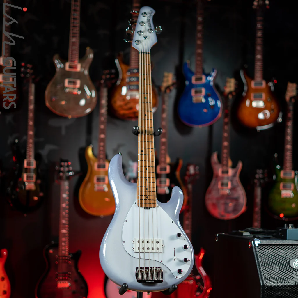 Ernie Ball Music Man StingRay 5 Special Bass Snowy Night - Image 2