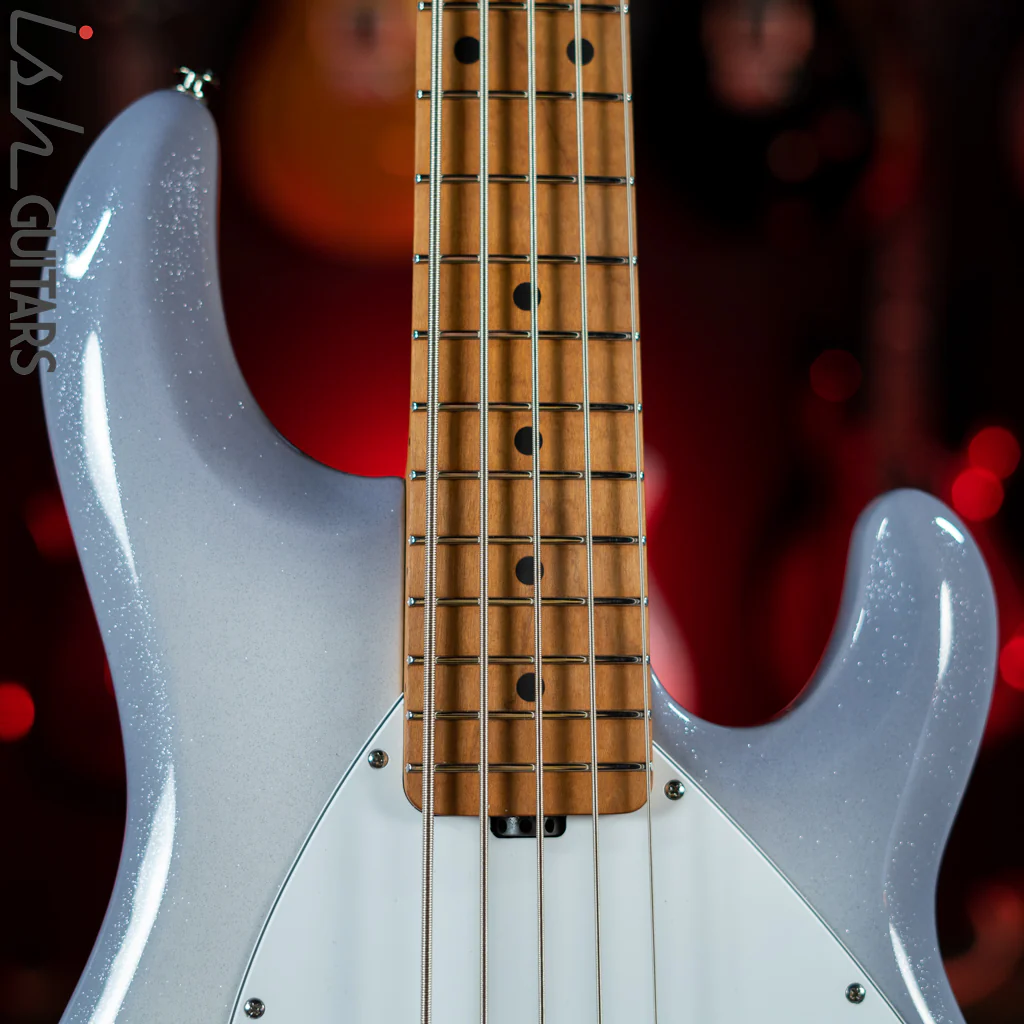 Ernie Ball Music Man StingRay 5 Special Bass Snowy Night - Image 3