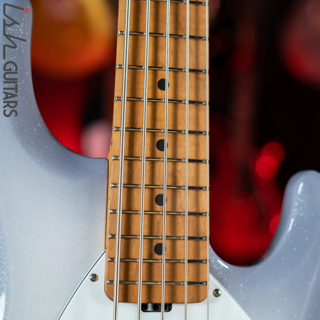 Ernie Ball Music Man StingRay 5 Special Bass Snowy Night - Image 5