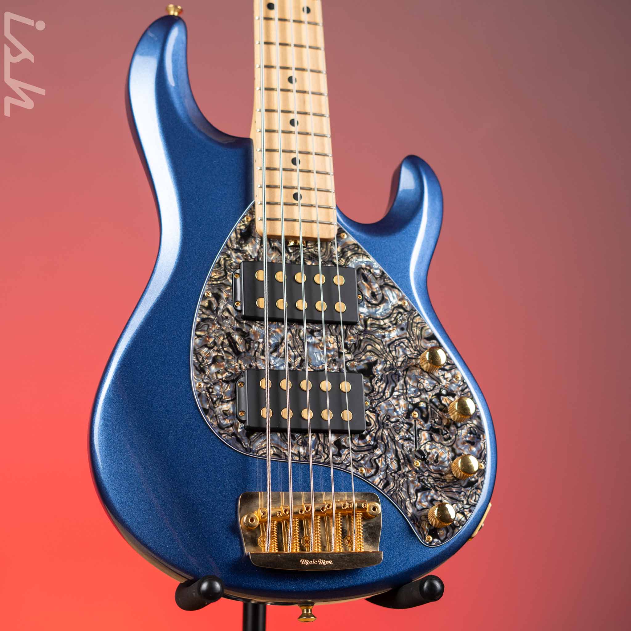 2017 Ernie Ball Music Man StingRay 5 Pace Car Blue Metallic