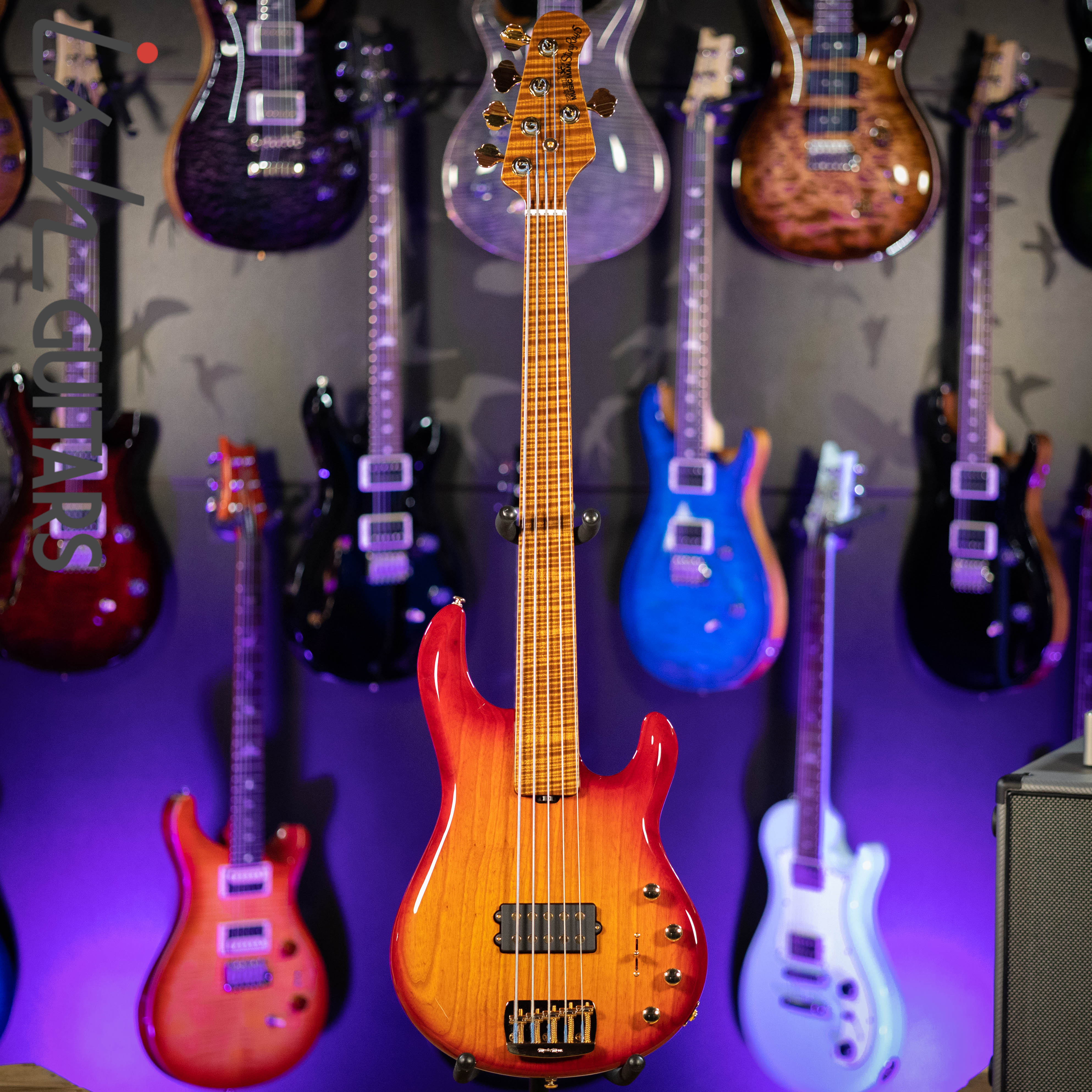 Ernie Ball Music Man BFR StingRay 5 Special Fretless Fuego - Image 2