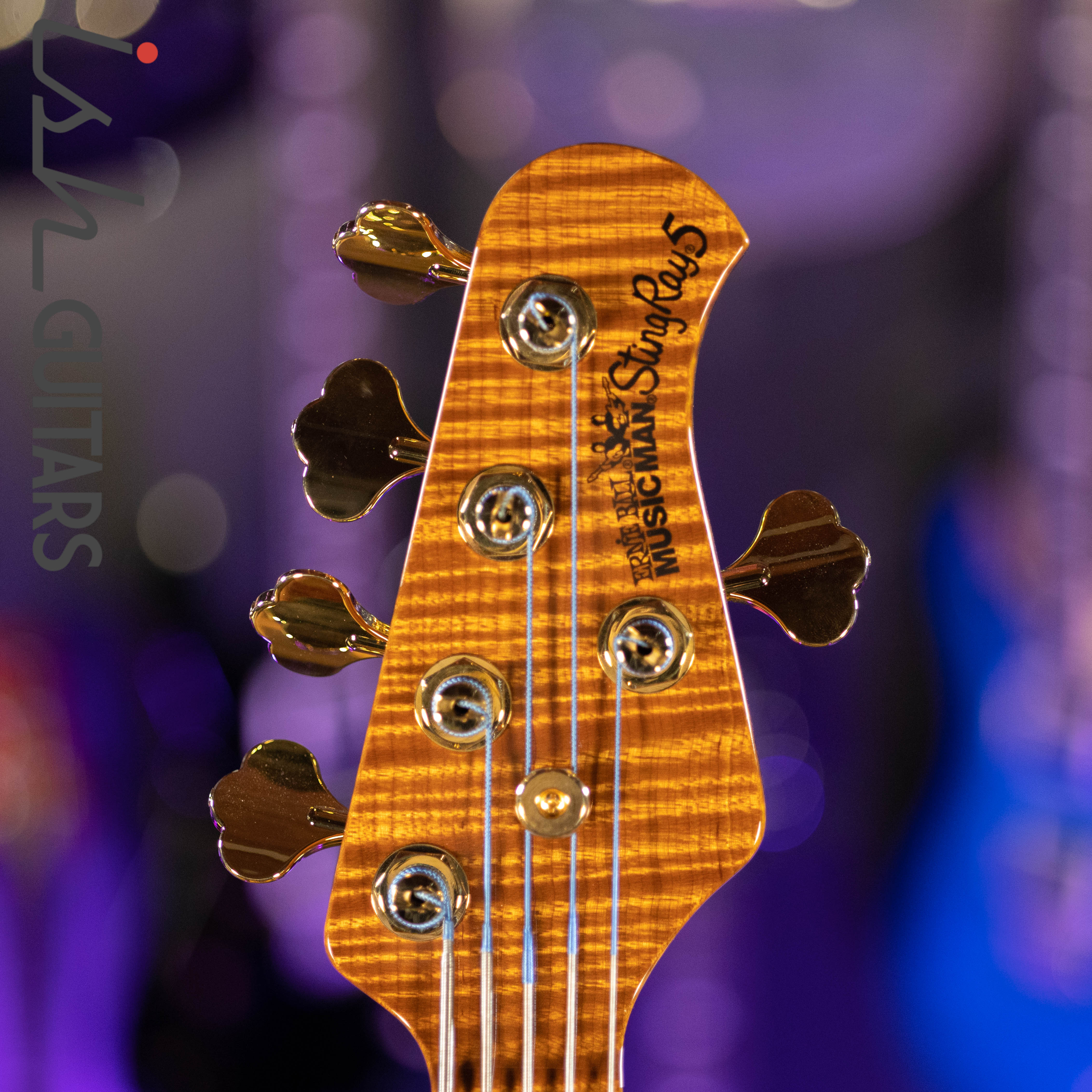 Ernie Ball Music Man BFR StingRay 5 Special Fretless Fuego - Image 5