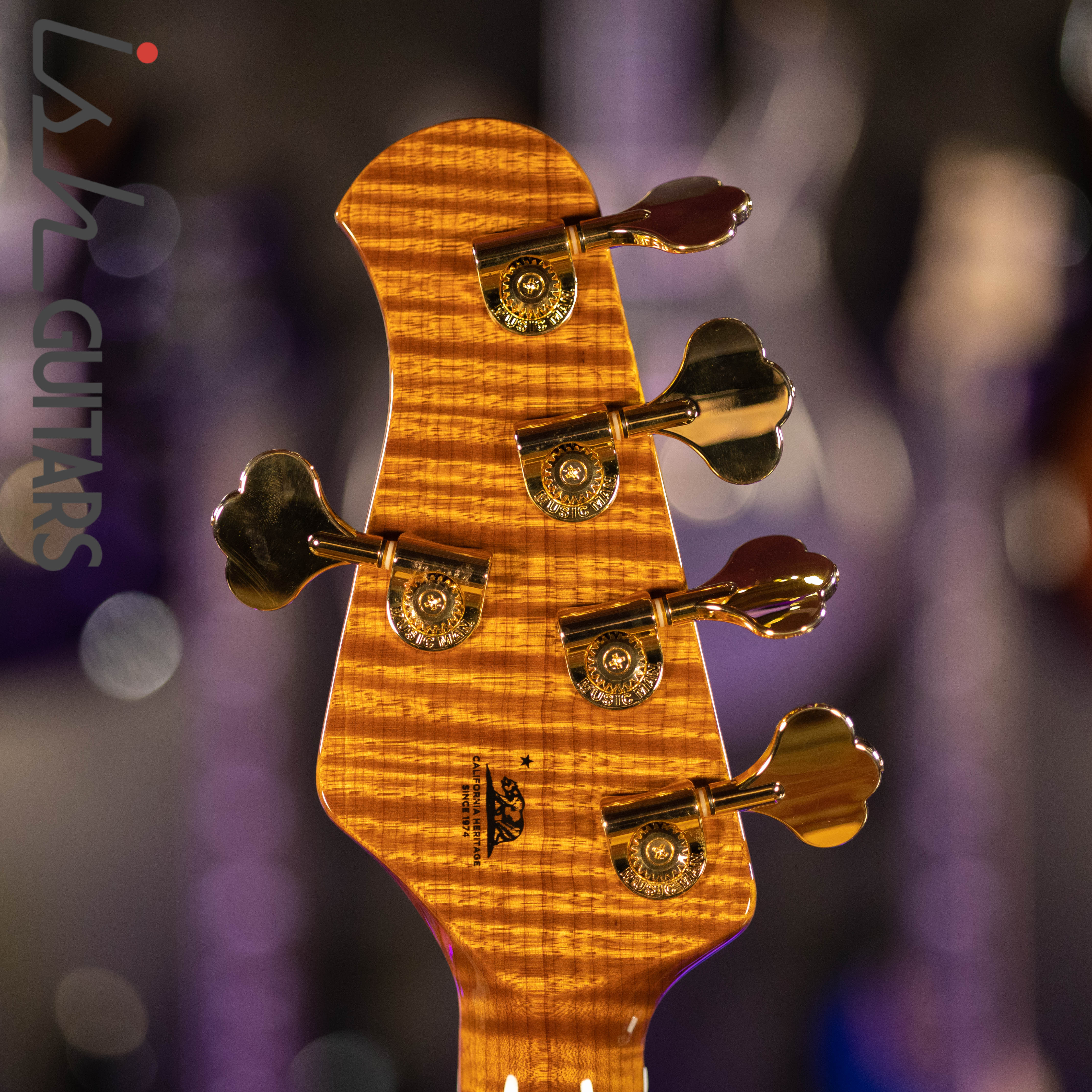 Ernie Ball Music Man BFR StingRay 5 Special Fretless Fuego - Image 6