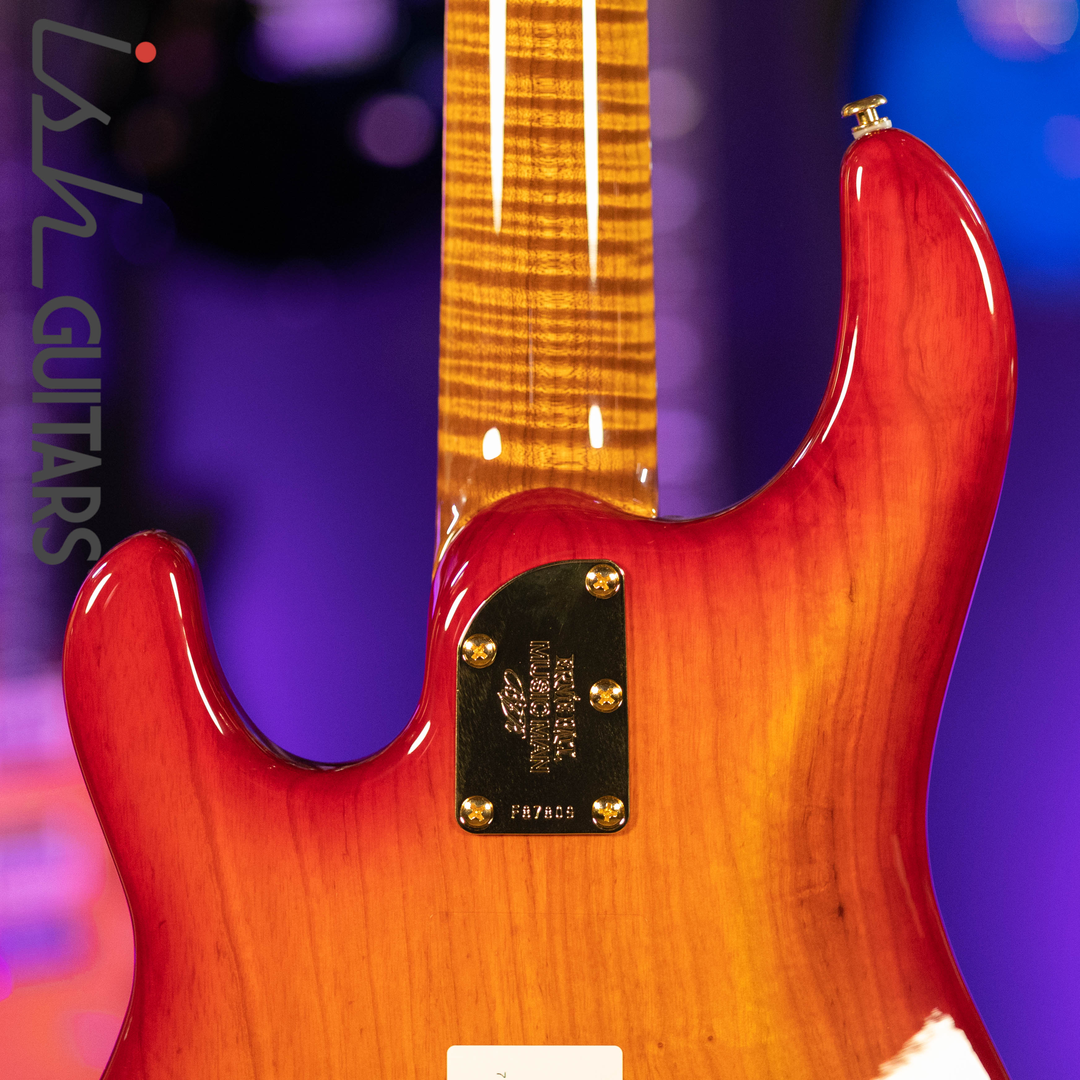 Ernie Ball Music Man BFR StingRay 5 Special Fretless Fuego - Image 8