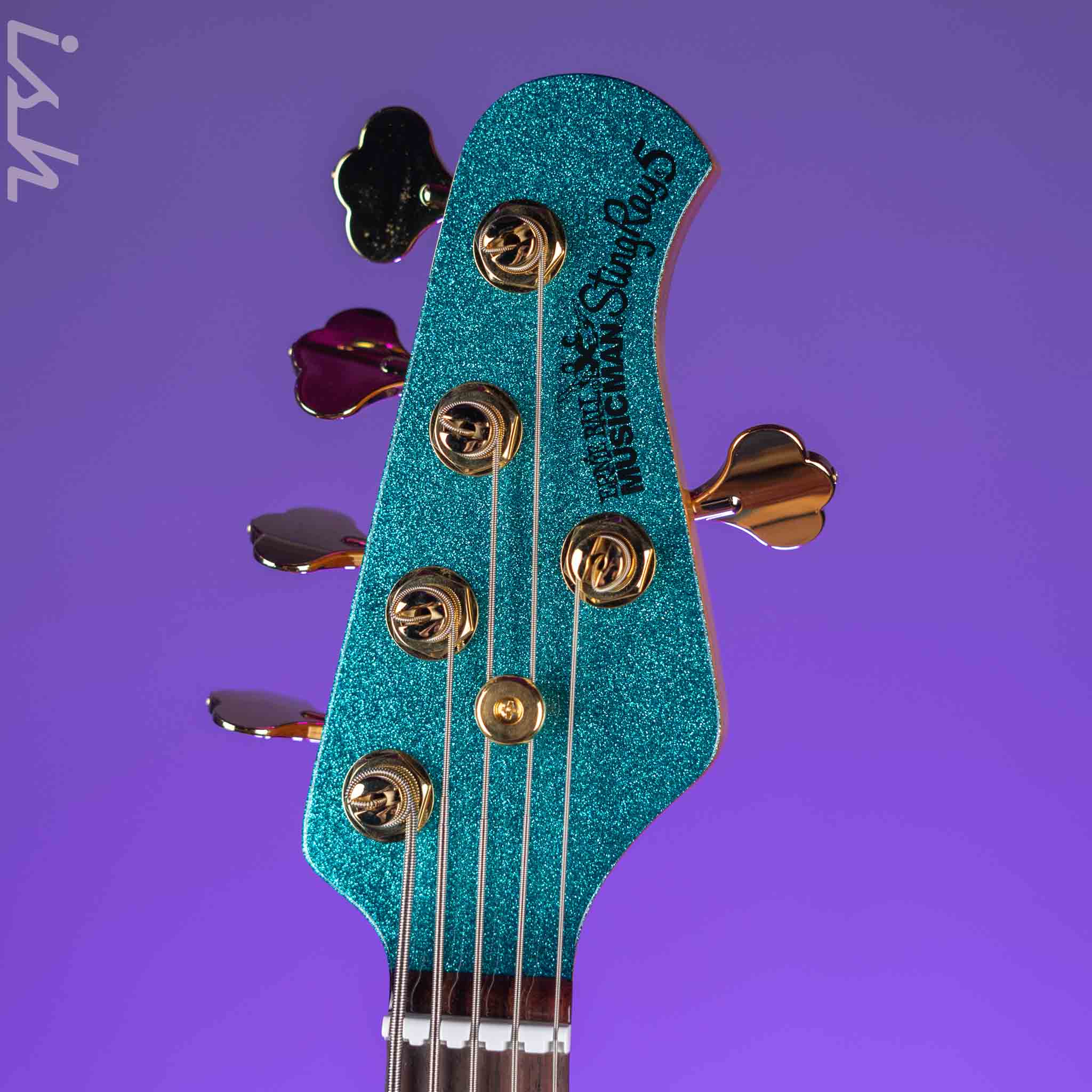 Ernie Ball Music Man StingRay 5 Special HH Ocean Sparkle - Image 5