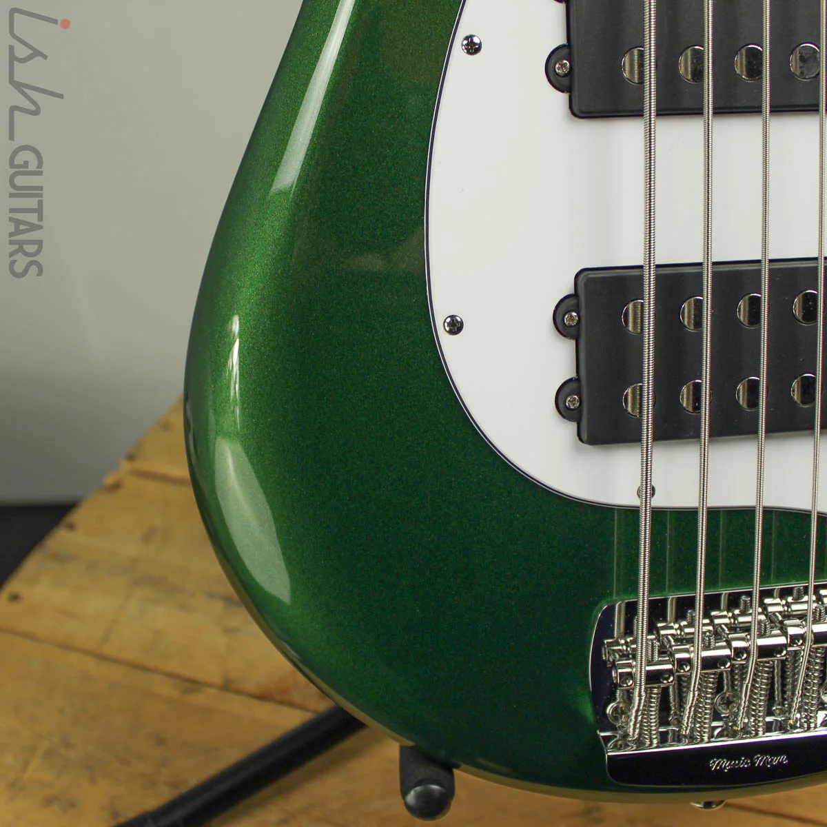 Ernie Ball Music Man StingRay Special 5HH Charging Green - Image 5