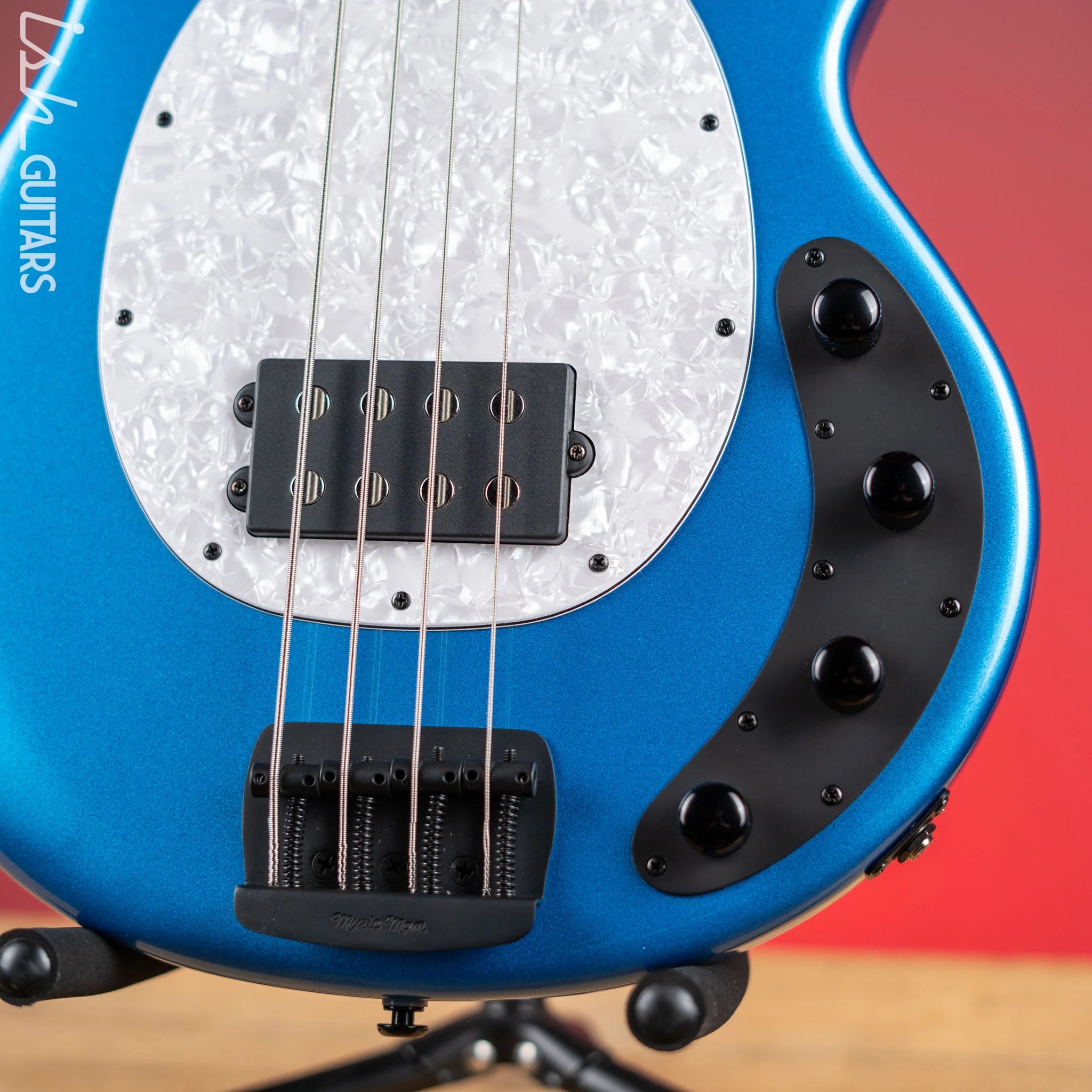 Ernie Ball Music Man Stingray Special H 4-String Bass Speed Blue - Image 4