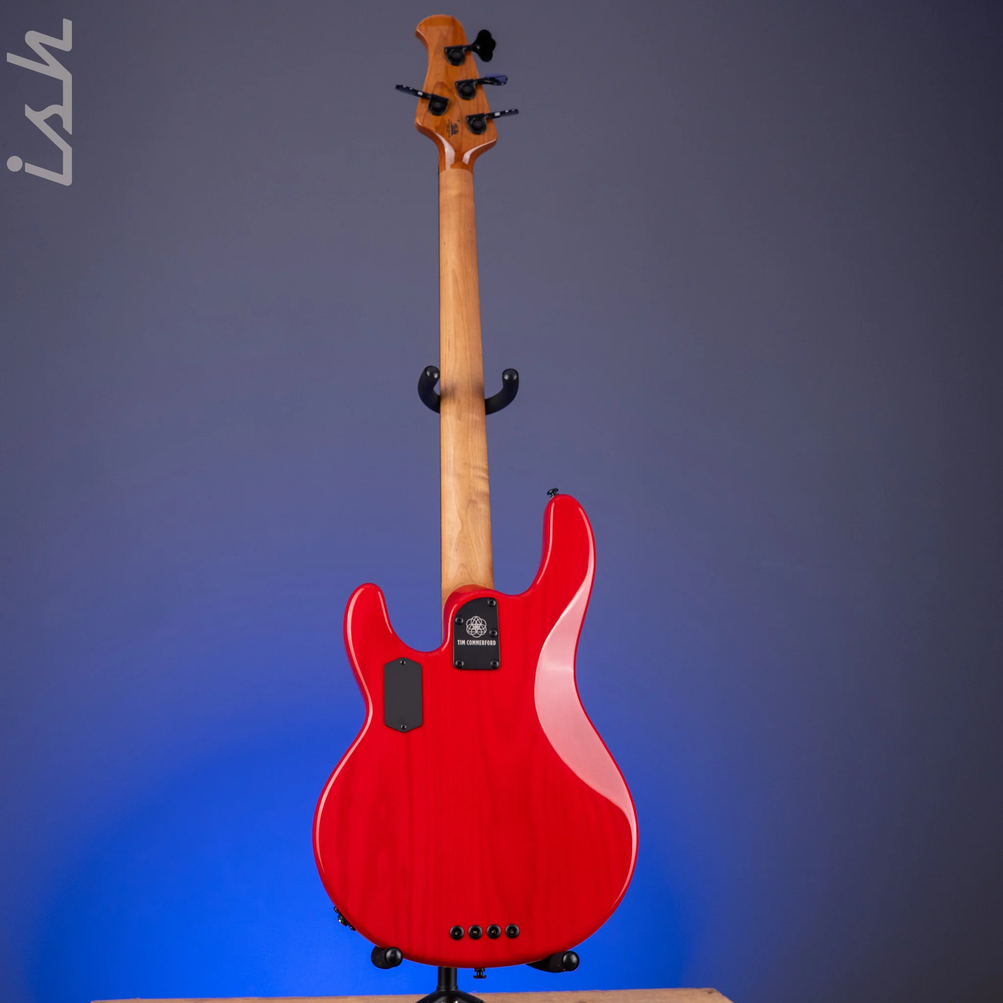 Ernie Ball Music Man Tim Commerford Artist Series StingRay Bass Caliper Red - Image 7