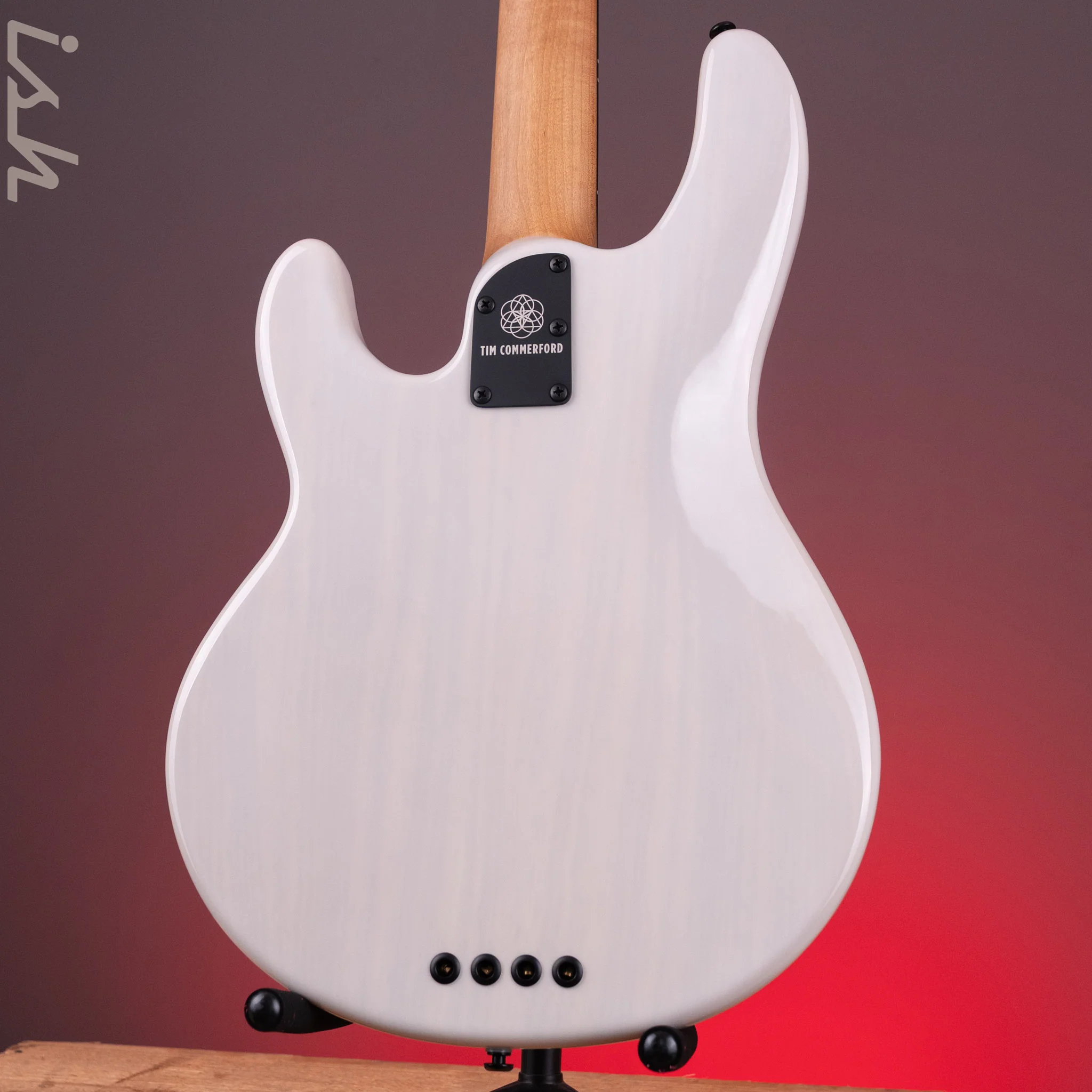 Ernie Ball Music Man Tim Commerford Artist Series StingRay Bass Fight Night White - Image 8