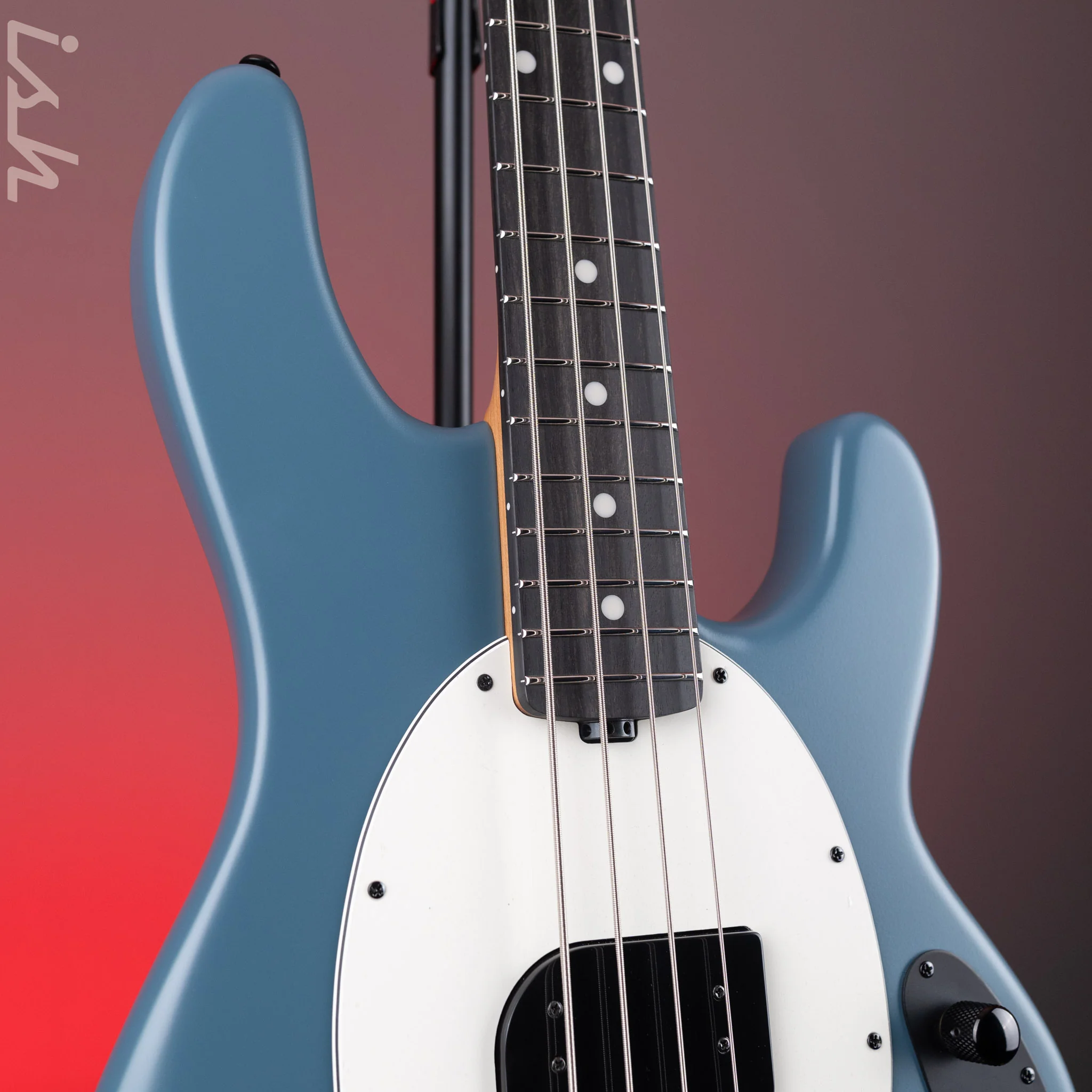 Ernie Ball Music Man Tim Commerford Artist Series StingRay Bass - Quentin Blue (1 of 50) - Image 4