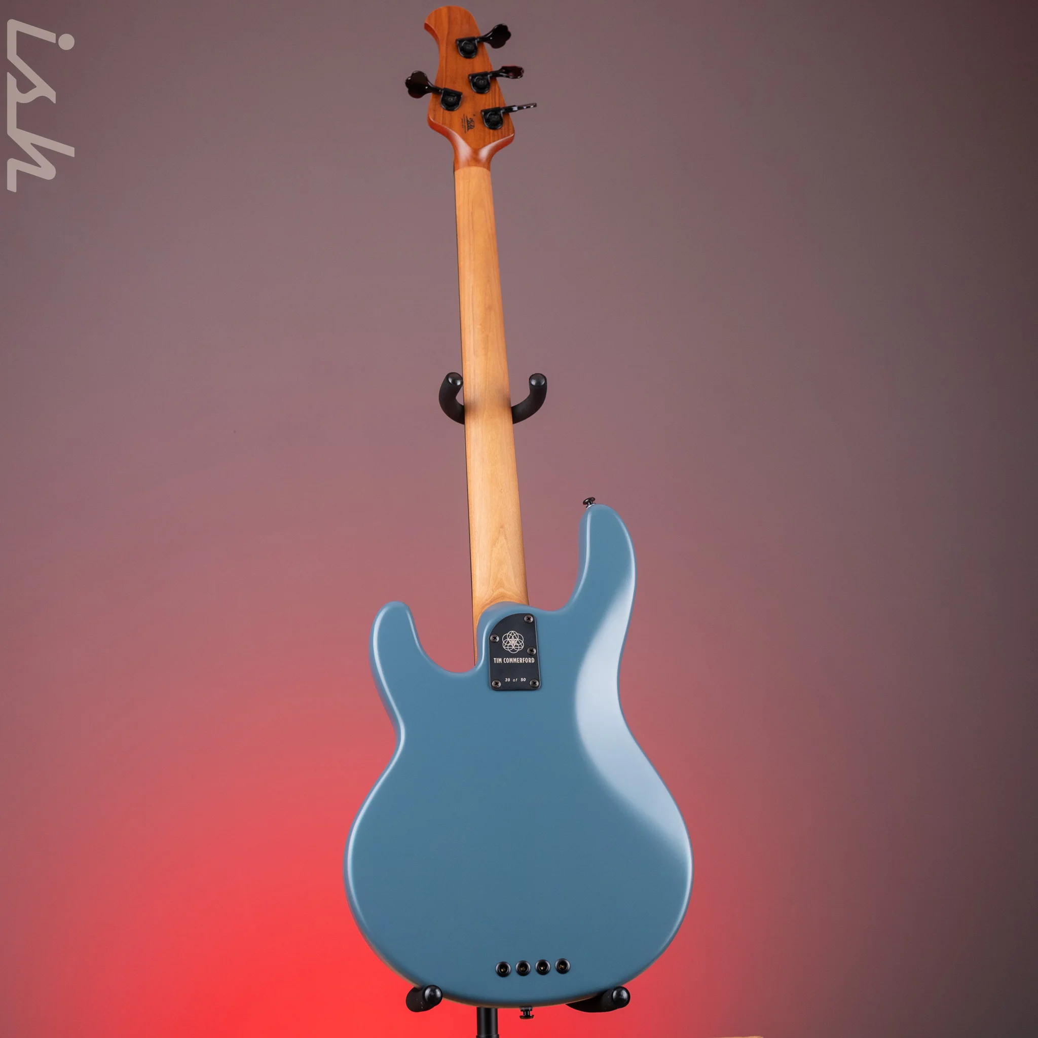 Ernie Ball Music Man Tim Commerford Artist Series StingRay Bass - Quentin Blue (1 of 50) - Image 7