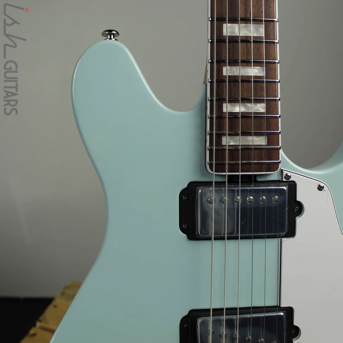 Ernie Ball Music Man BFR Valentine Baby Blue Limited Edition - Image 4