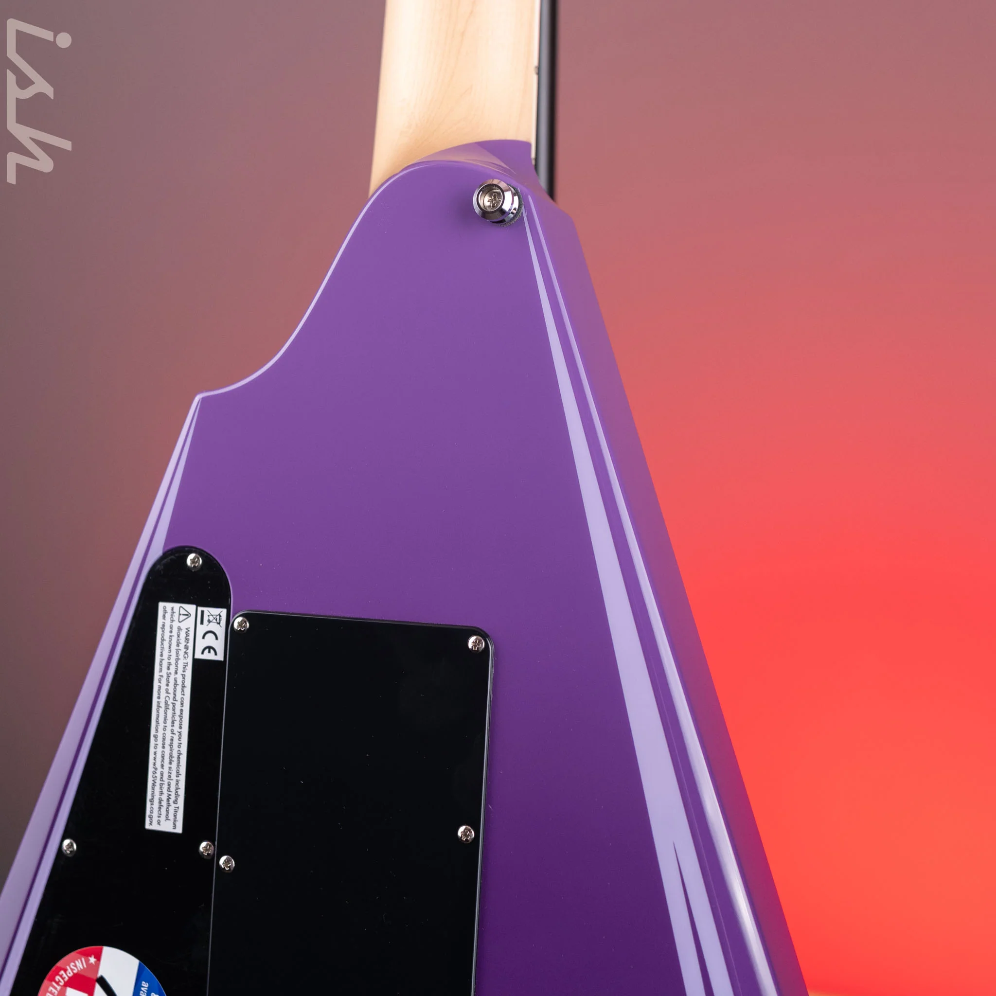 ESP Custom Shop Alexi Hexed Purple Fade Demo - Image 9
