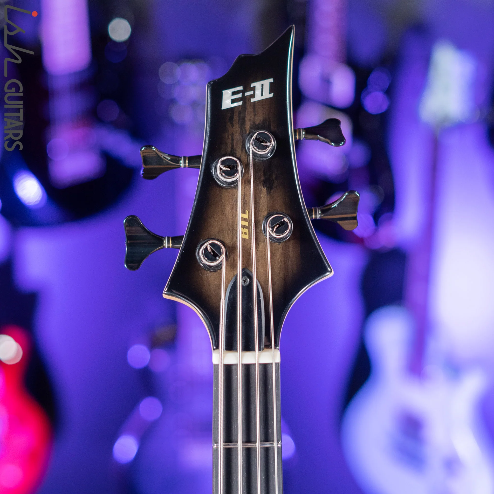 ESP E-II BTL-4 Bass Black Natural Burst Demo - Image 5