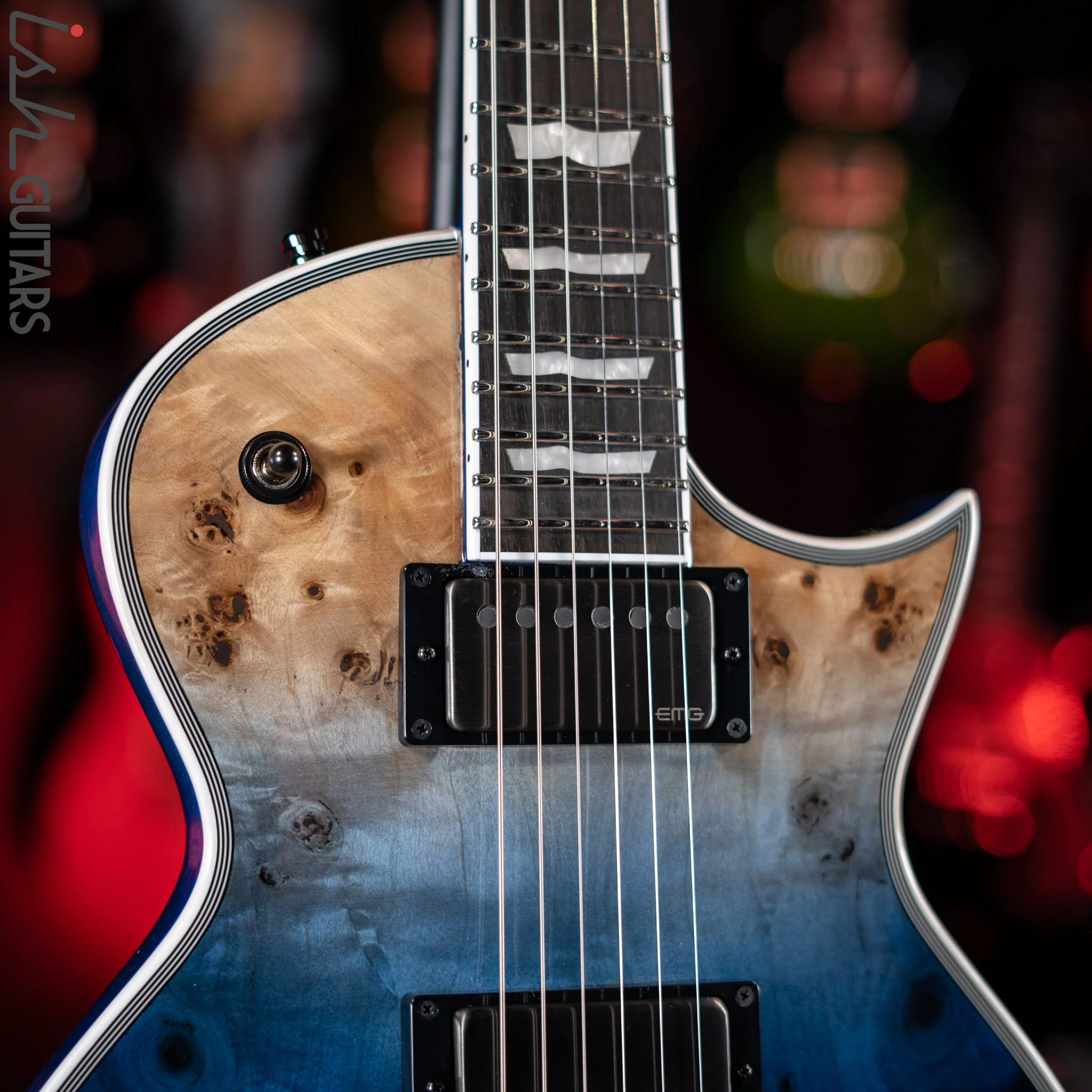 ESP E-II Eclipse BM Blue Natural Fade - Image 3