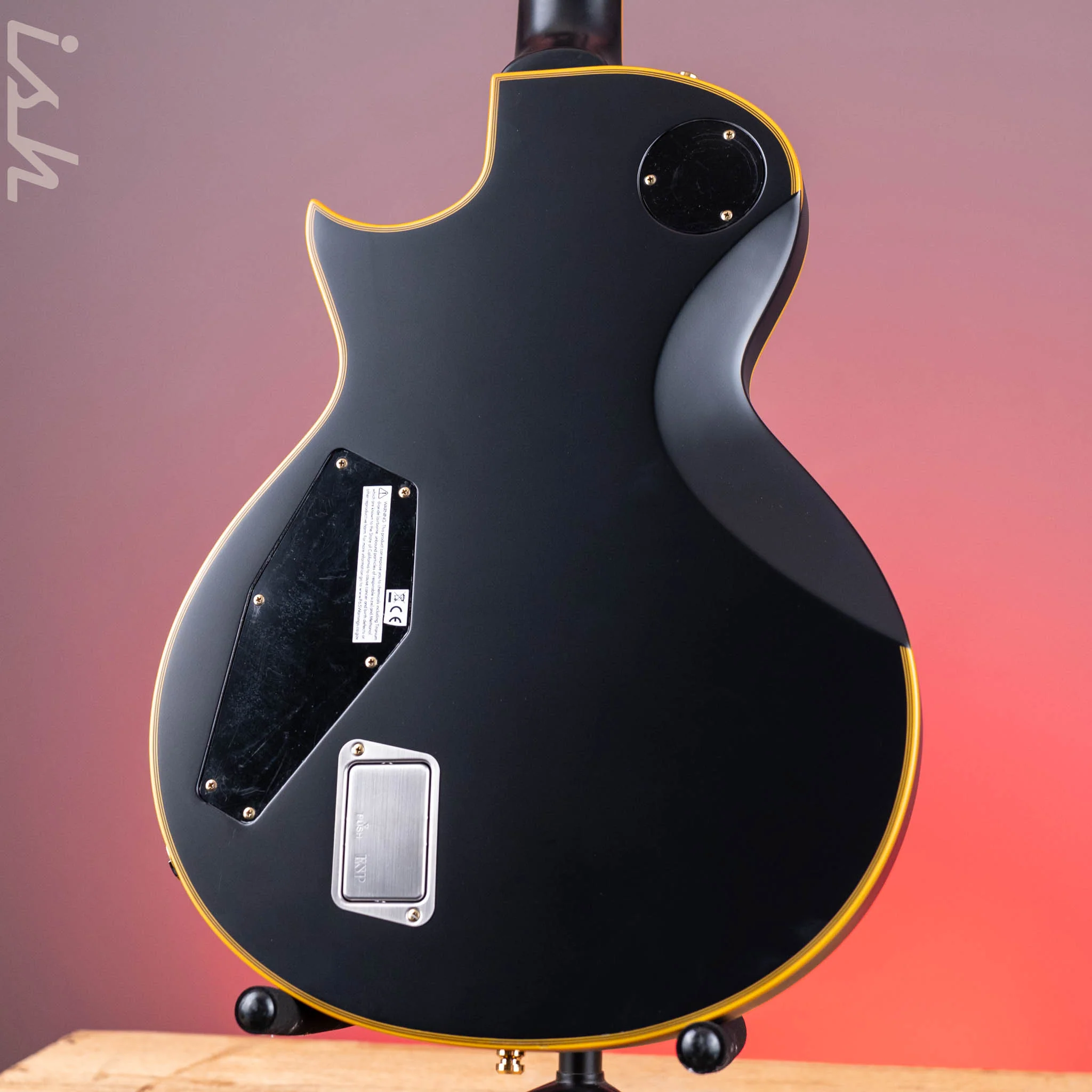 ESP E-II Eclipse DB Electric Guitar Vintage Black - Image 7