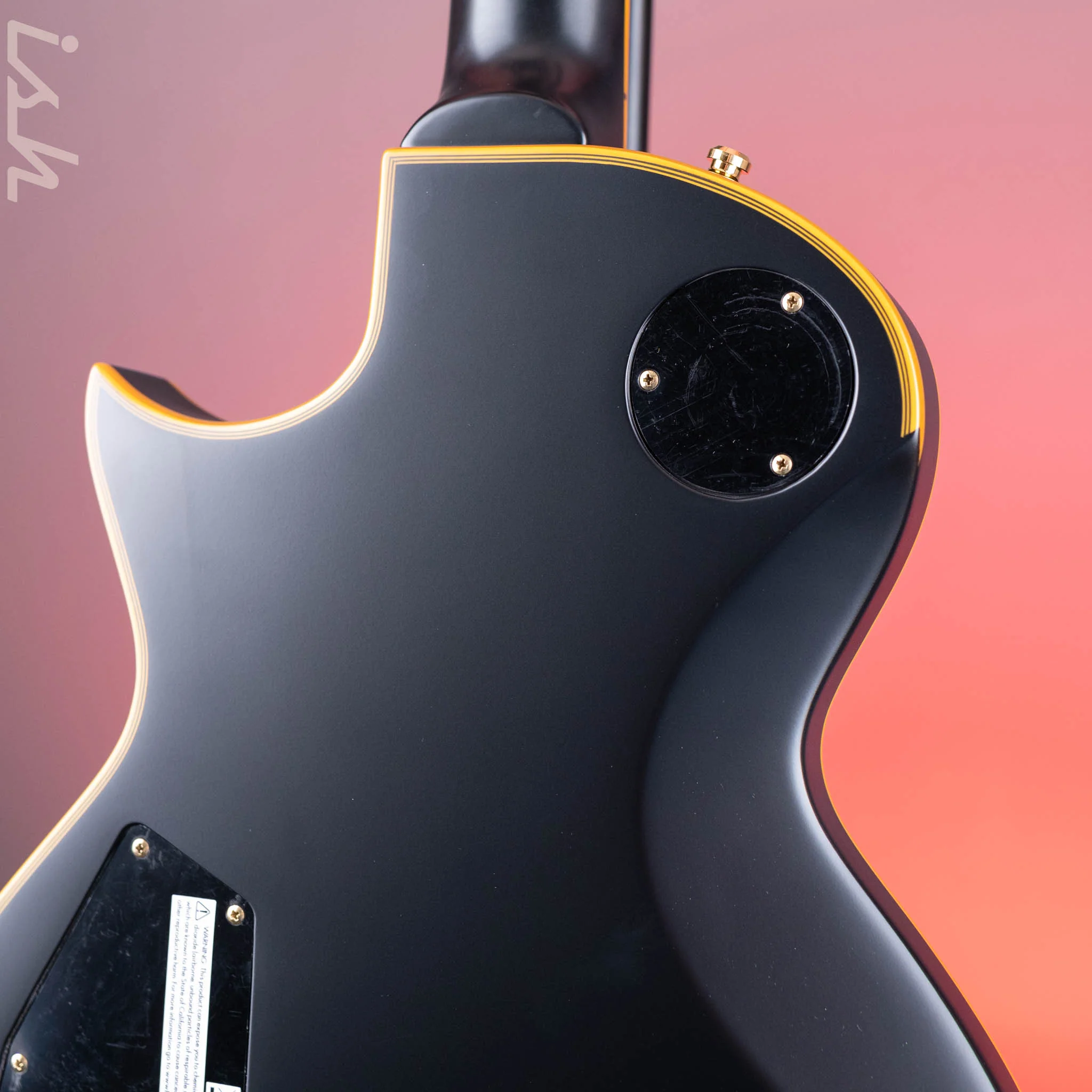 ESP E-II Eclipse DB Electric Guitar Vintage Black - Image 8