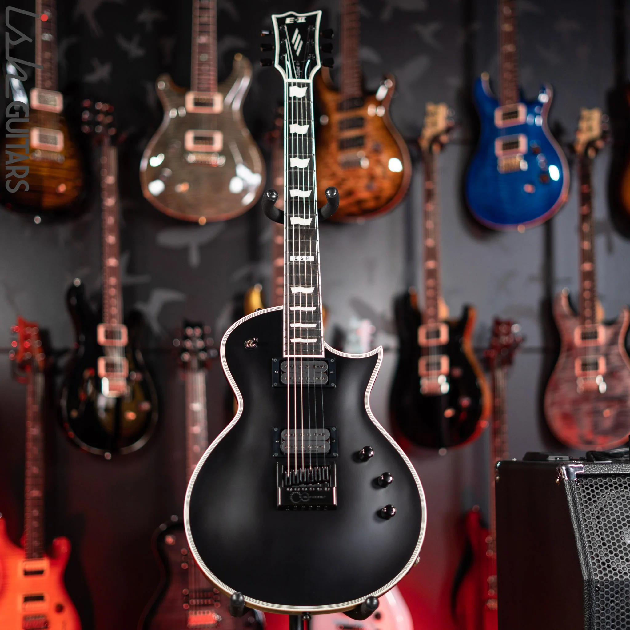 ESP E-II Eclipse Evertune Black Satin Demo - Image 2