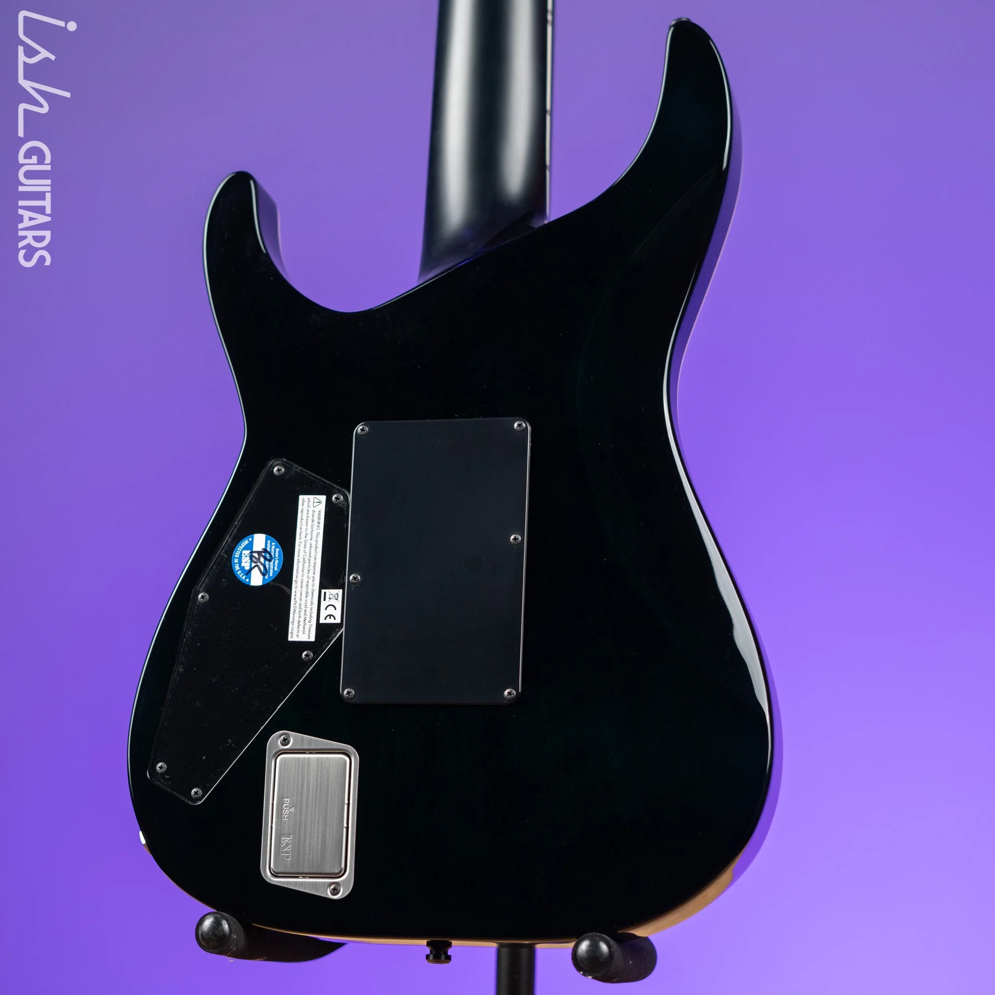 ESP E-II Horizon Floyd Rose 7 String Turquoise Burst - Image 7