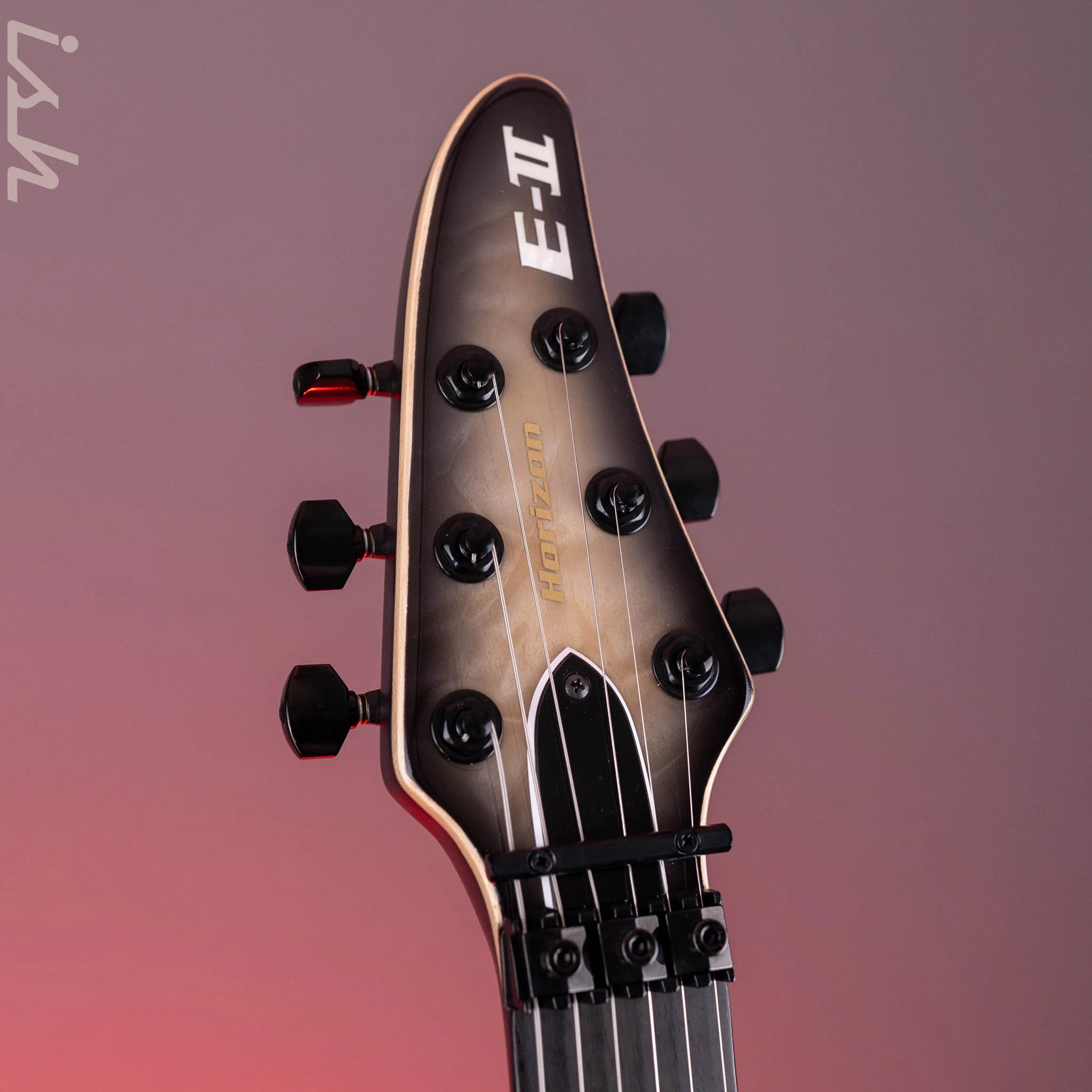 ESP E-II Horizon FR Electric Guitar Transparent Black Sunburst B-Stock - Image 6