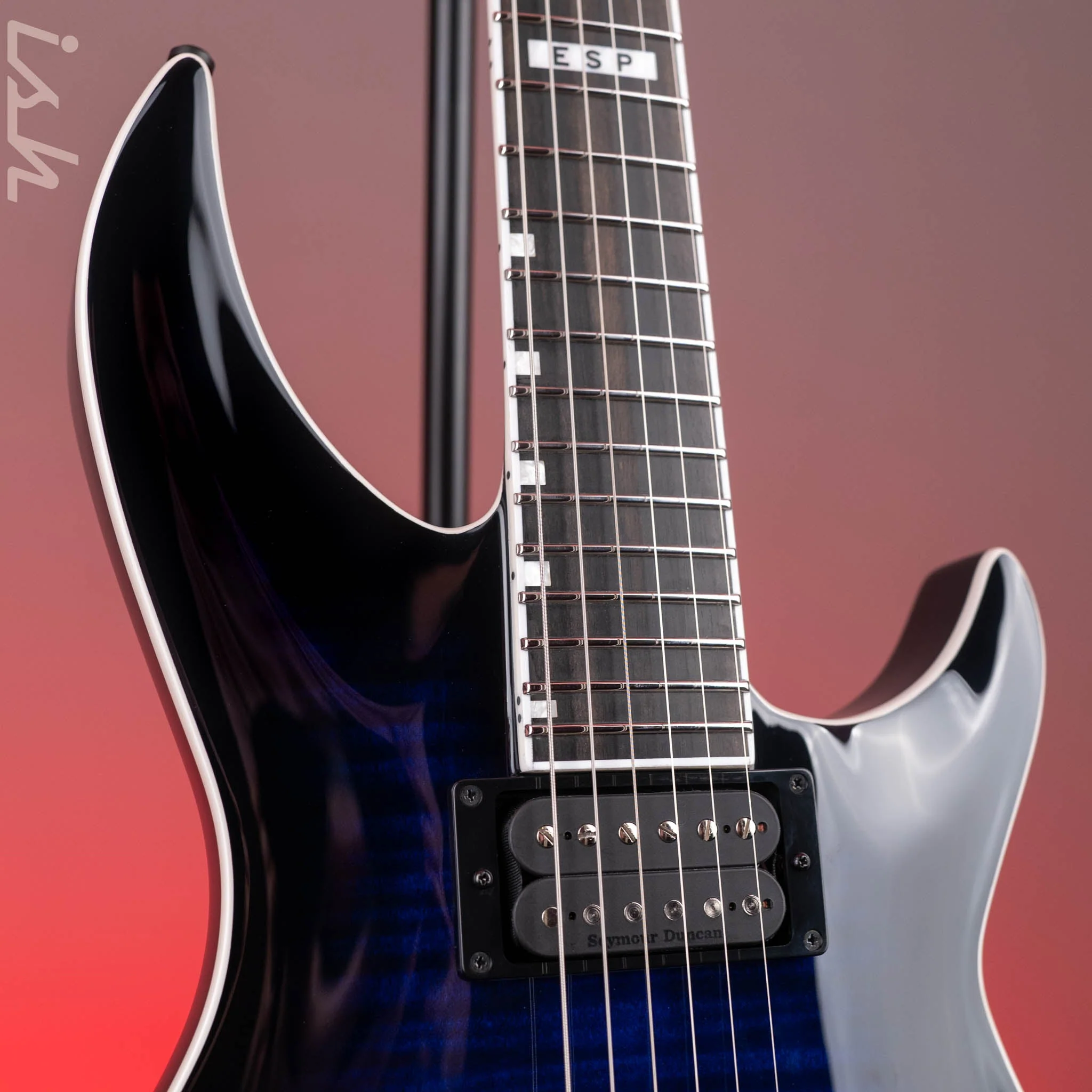 ESP E-II Horizon-III FM Reindeer Blue Demo - Image 3