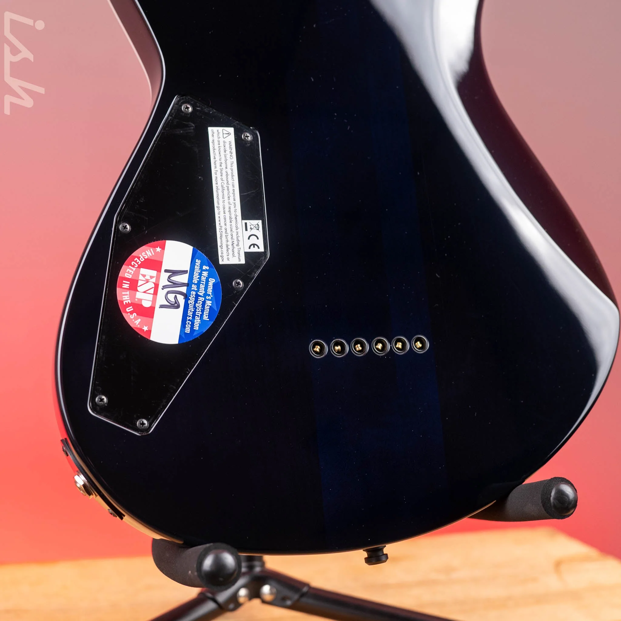 ESP E-II Horizon-III FM Reindeer Blue Demo - Image 9