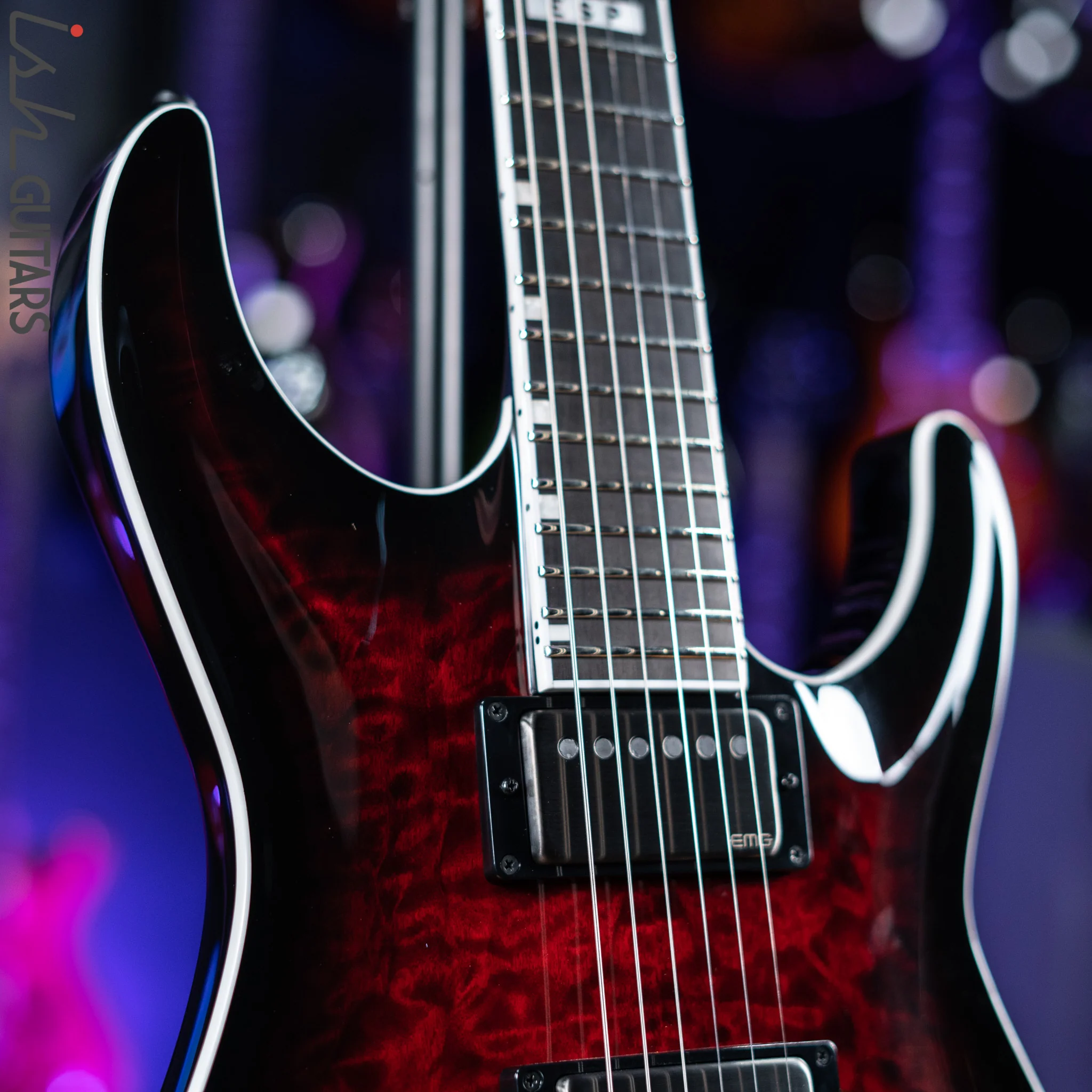 ESP E-II Horizon NT-II See Thru Black Cherry Sunburst - Image 3