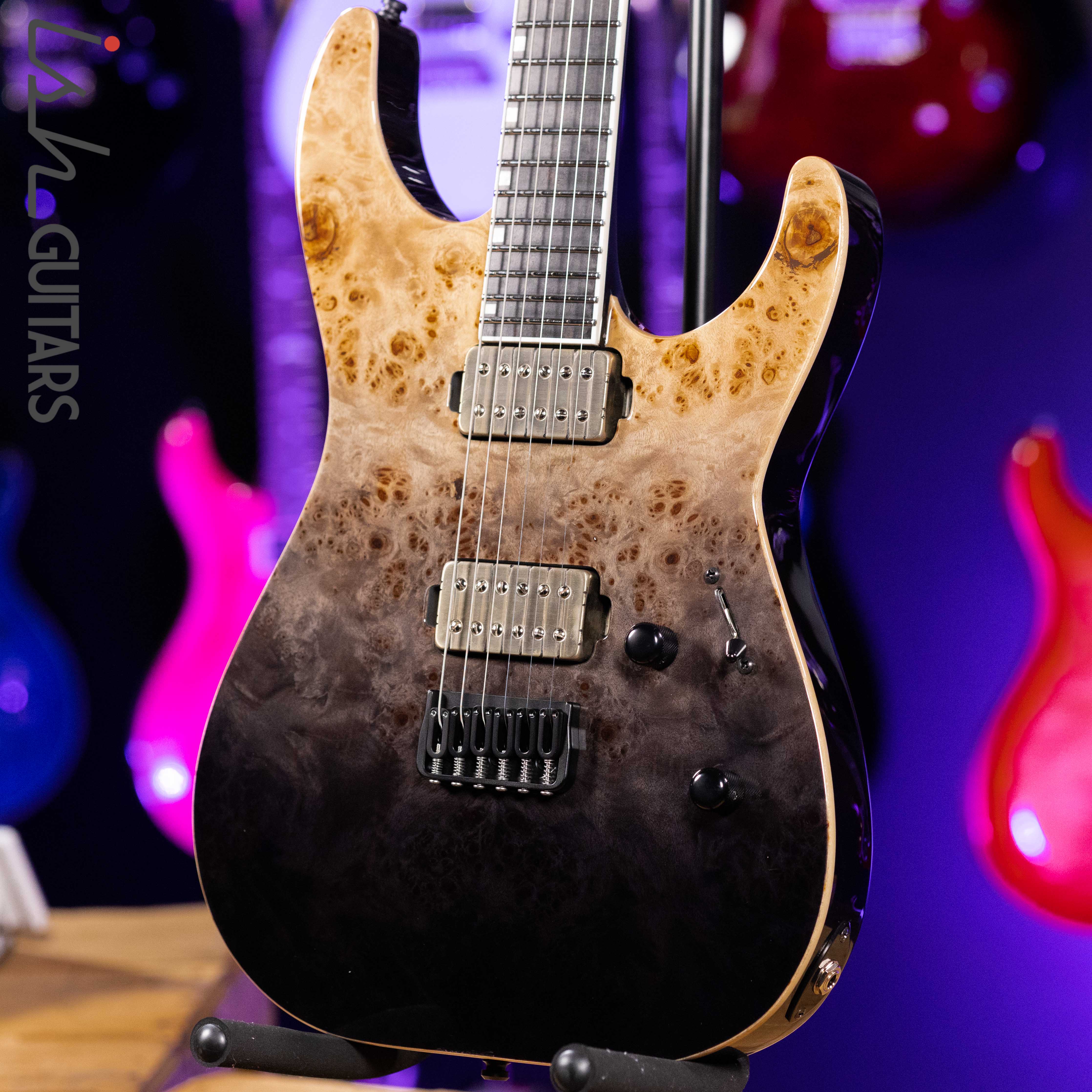 ESP E-II M-II NT Black Natural Fade Gloss Demo - Image 4